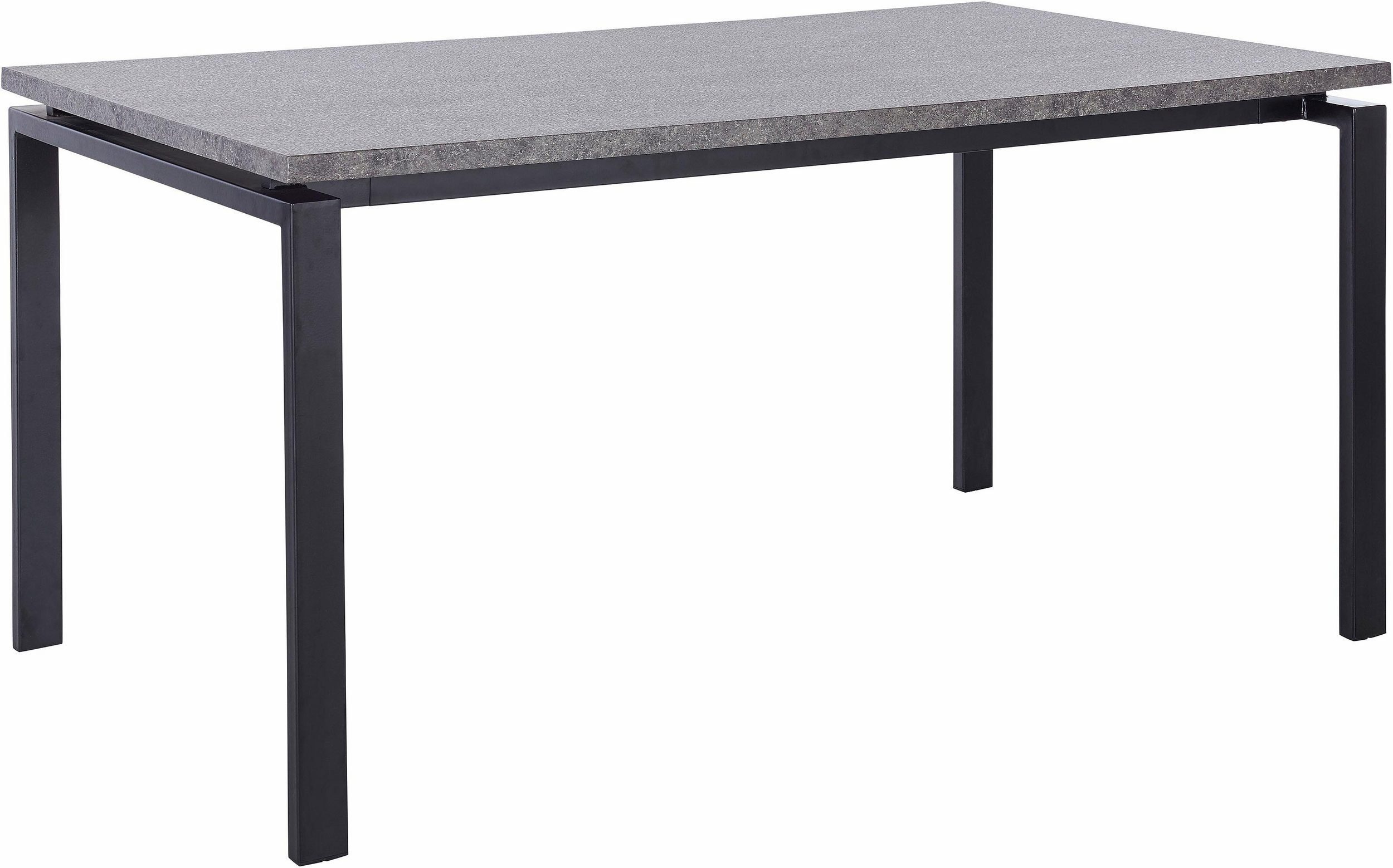 loft24 Esstisch Sandra, im Zement-Look, FSC®-zertifiziert, Breite 120 cm günstig online kaufen
