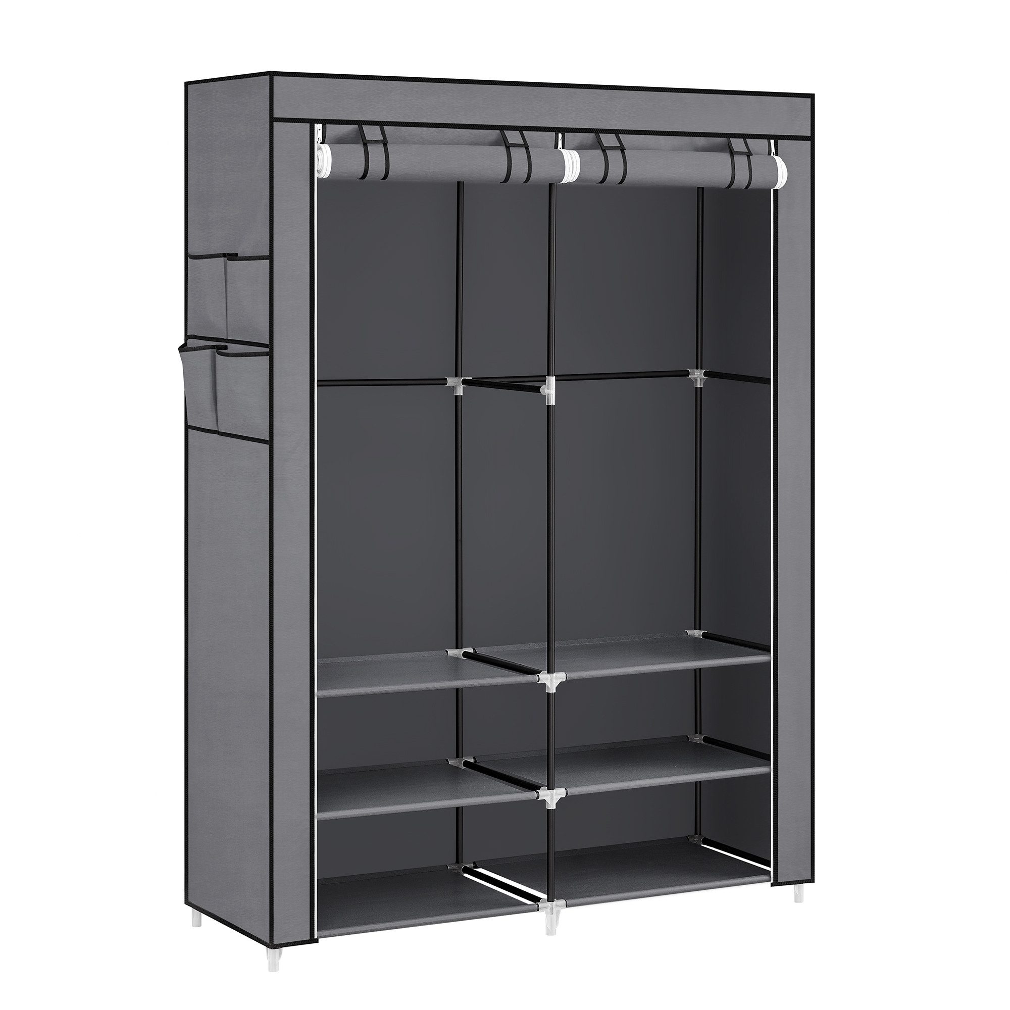 SONGMICS Kleiderschrank Stoffschrank, 4 Hängefächer, mit günstig online kaufen