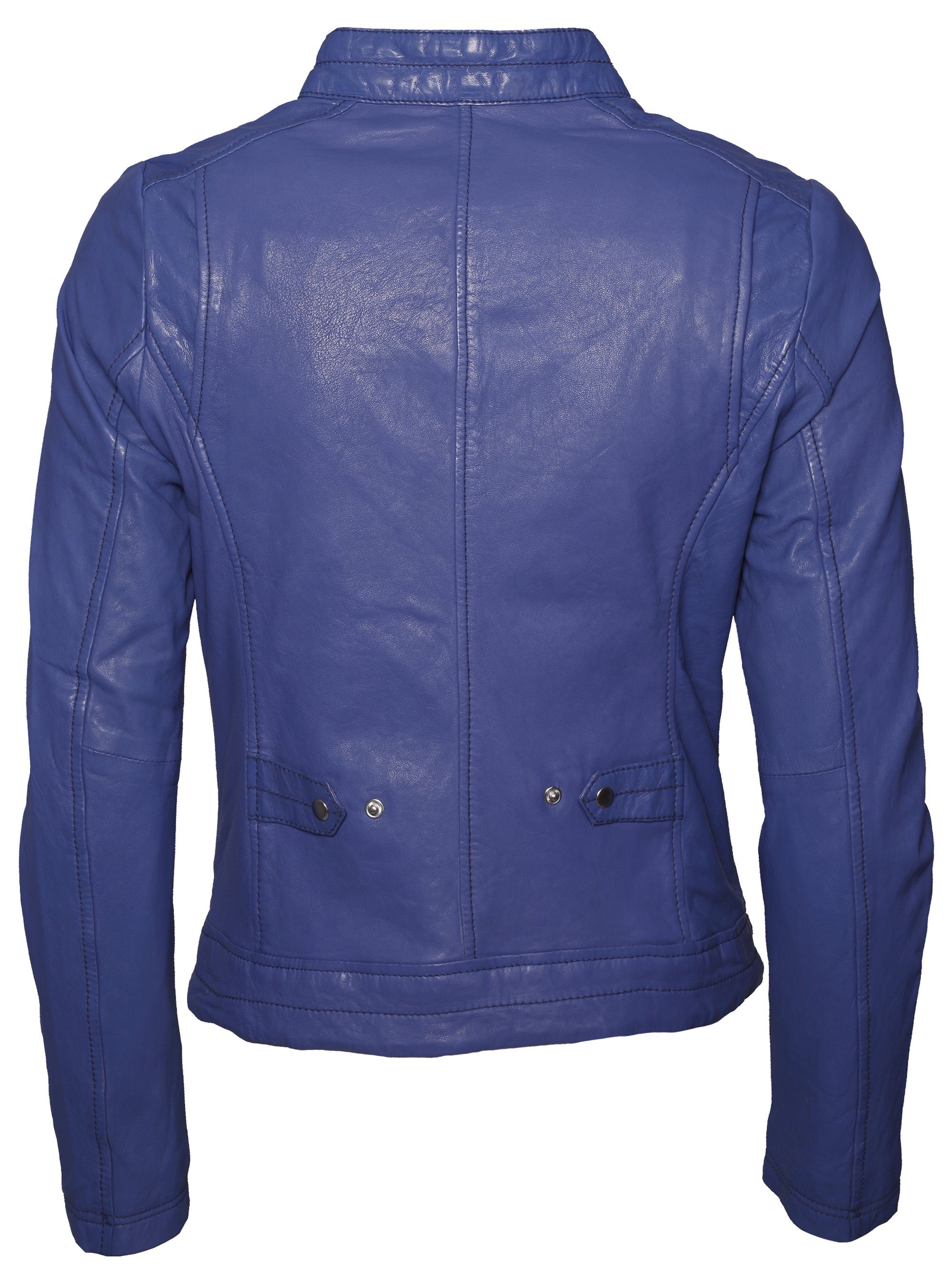 8006 JCC Lederjacke blue