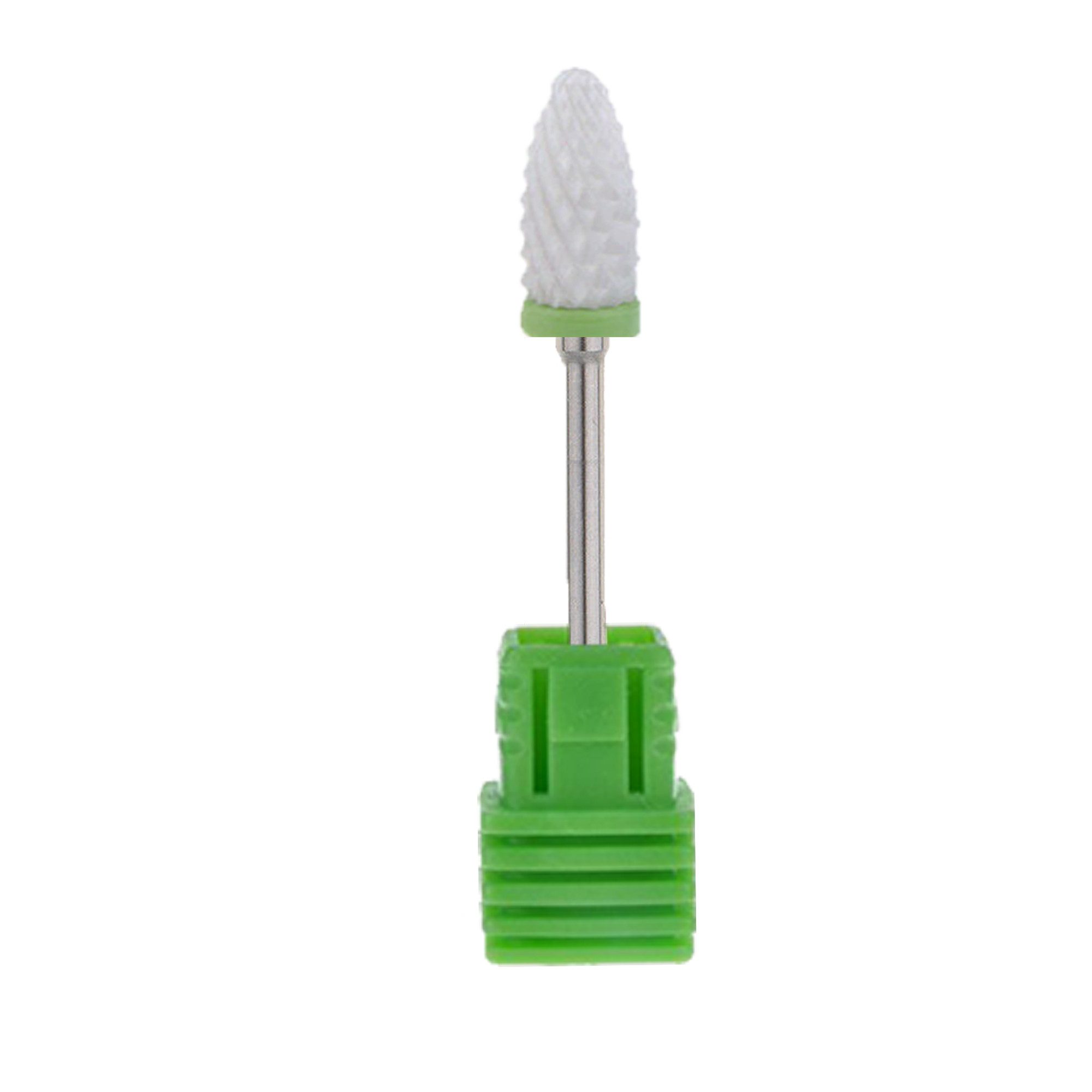 Sun Garden Nails Nageldesign Zubehör Keramik Nail Bit Grün AQ404 grob - Fräserbit für Maniküre & Pediküre, grobe Körnung