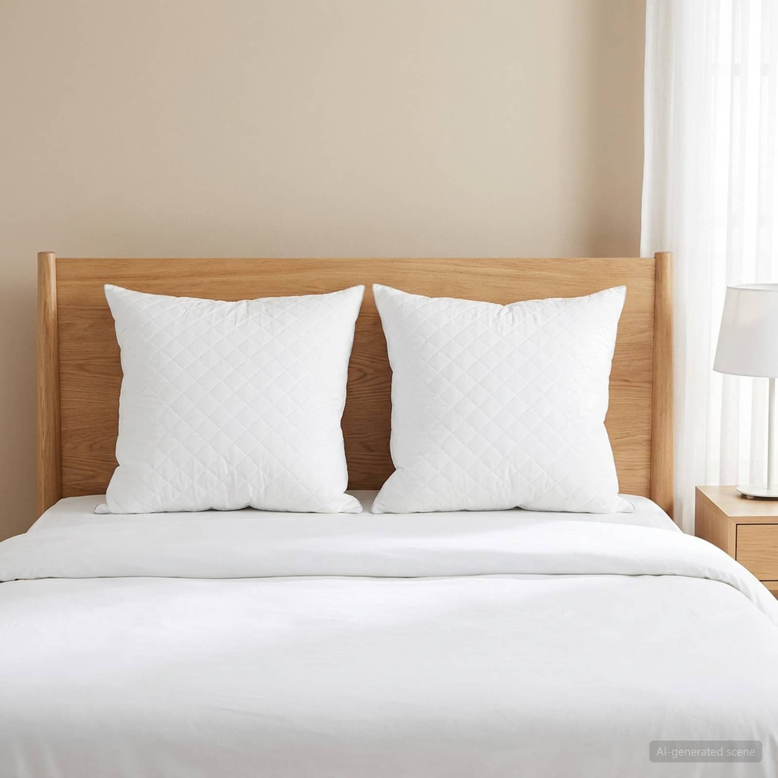 vidaXL Kopfkissen Kopfkissen FULDA 2 Stk. 65 x 65 cm 100% Gänsedaunen und -federn, Bezug: Gänsedaune