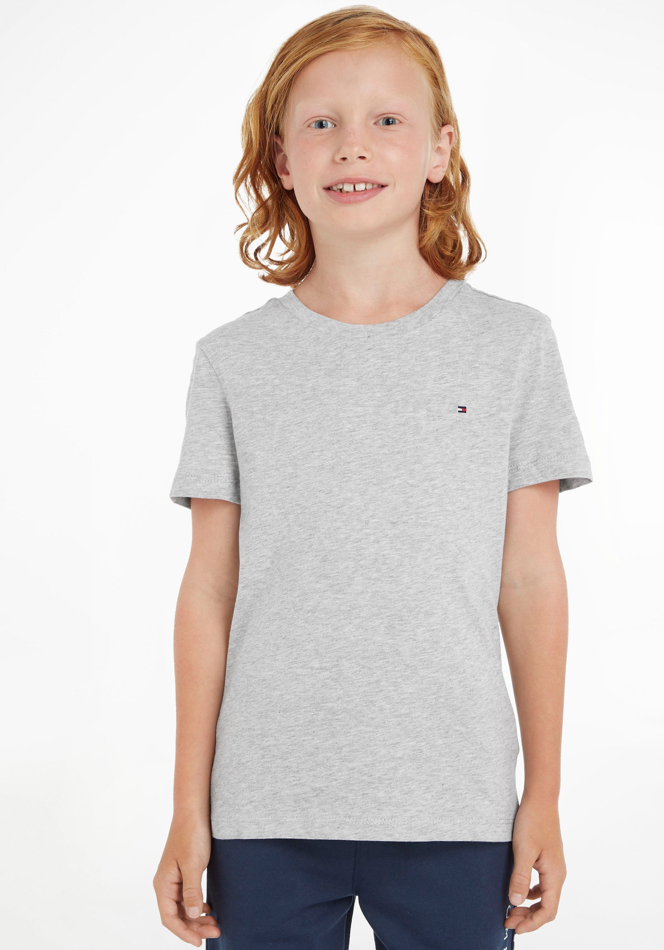 Tommy Hilfiger T-Shirt BASIC KNIT CN Kinder Kids MiniMe Junior BOYS