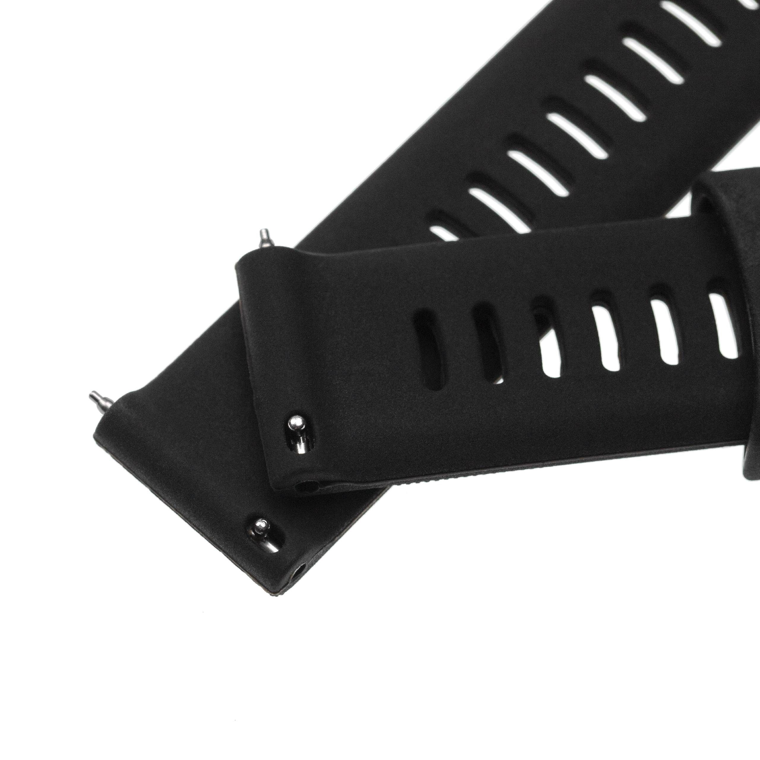 vhbw Smartwatch-Armband passend für Garmin Forerunner 645 Smartwatch, Hochwertiges Ersatzarmband aus Silikon für Ihren Fitness Tracker – Bild 4 von 4