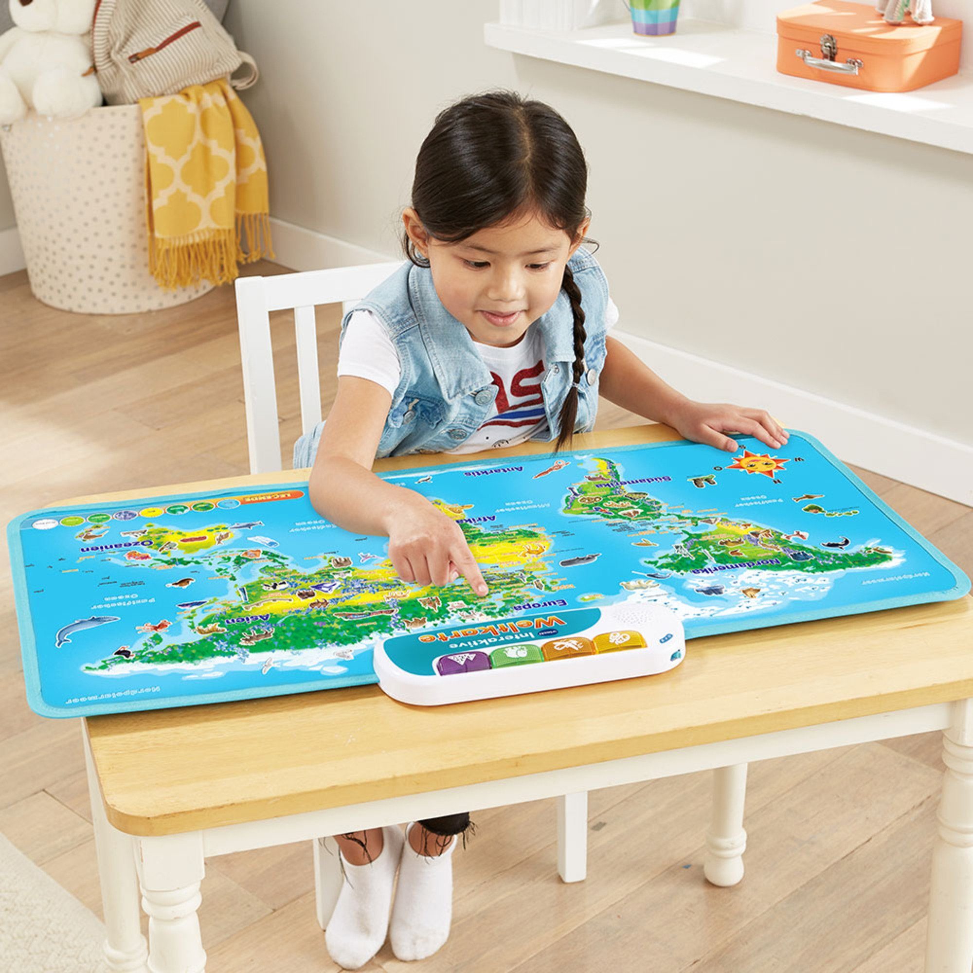 Vtech® Lernspielzeug VTech Interaktive Weltkarte, Lernspaß günstig online kaufen