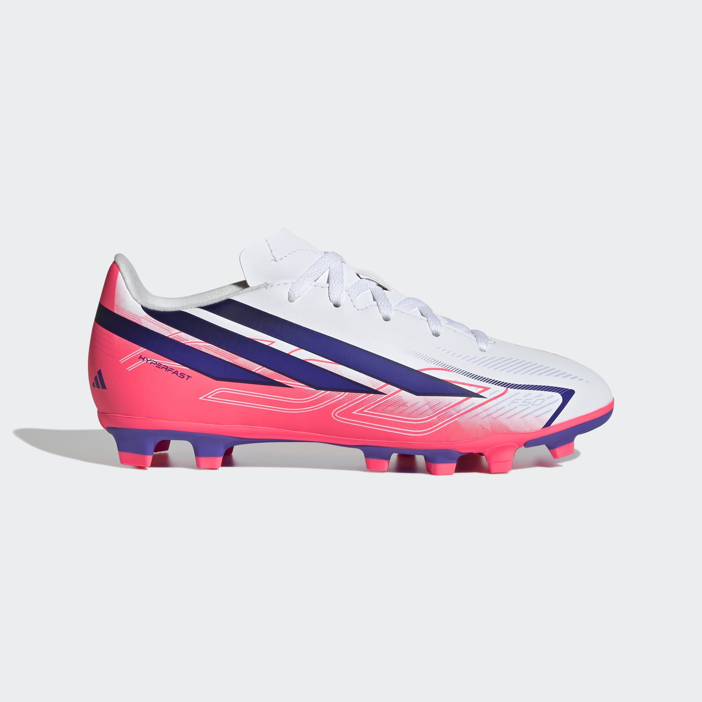 adidas Performance F50 HYPERFAST CLUB KIDS, FESTE BÖDEN/GEMISCHTE BÖDEN Fußballschuh für viele verschiedene Böden geeignet, für Jugendliche & Kinder