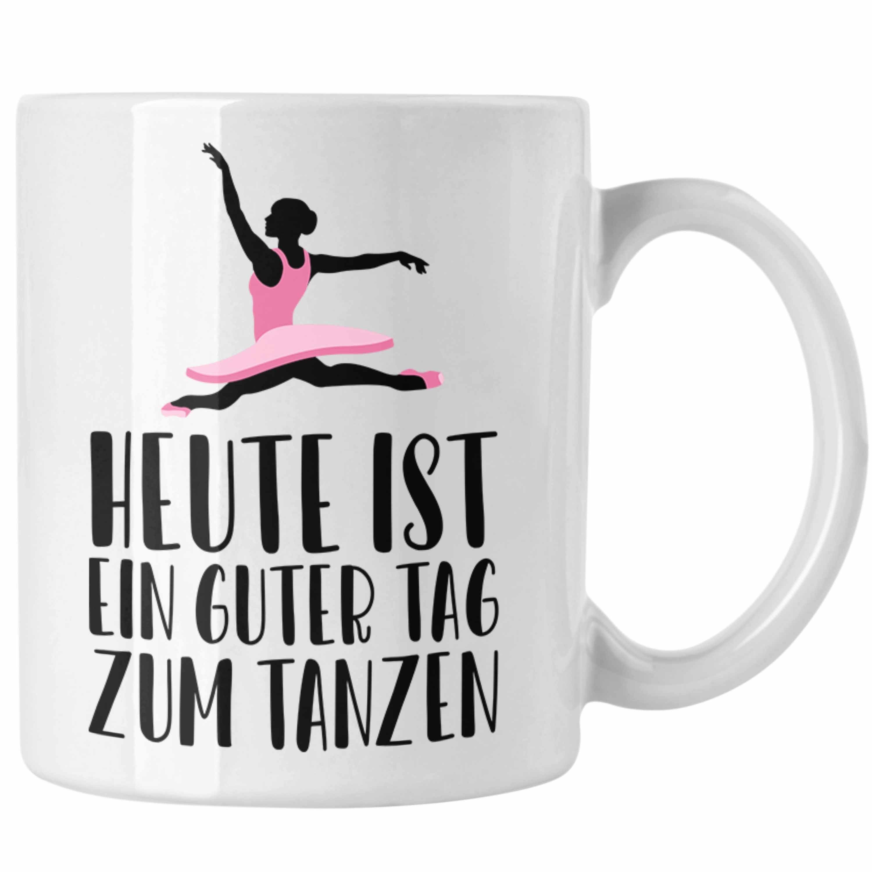 Lehrerin Geschenk Frau - Kinder Tasse Tänzerin Tanzen Weiss Trendation Mädchen Trendation Tasse Geschenkideen Tanz-Lehrer Spruch
