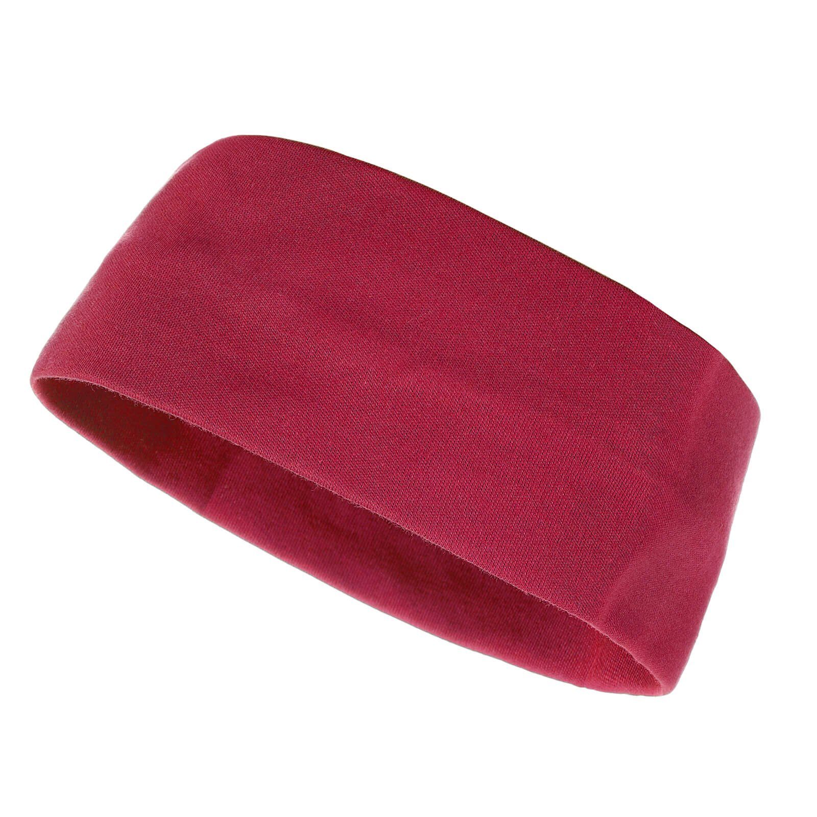 modAS Stirnband für zweilagig Kinder Maritim Kopfband Baumwolle und rot (20) Erwachsene Unisex