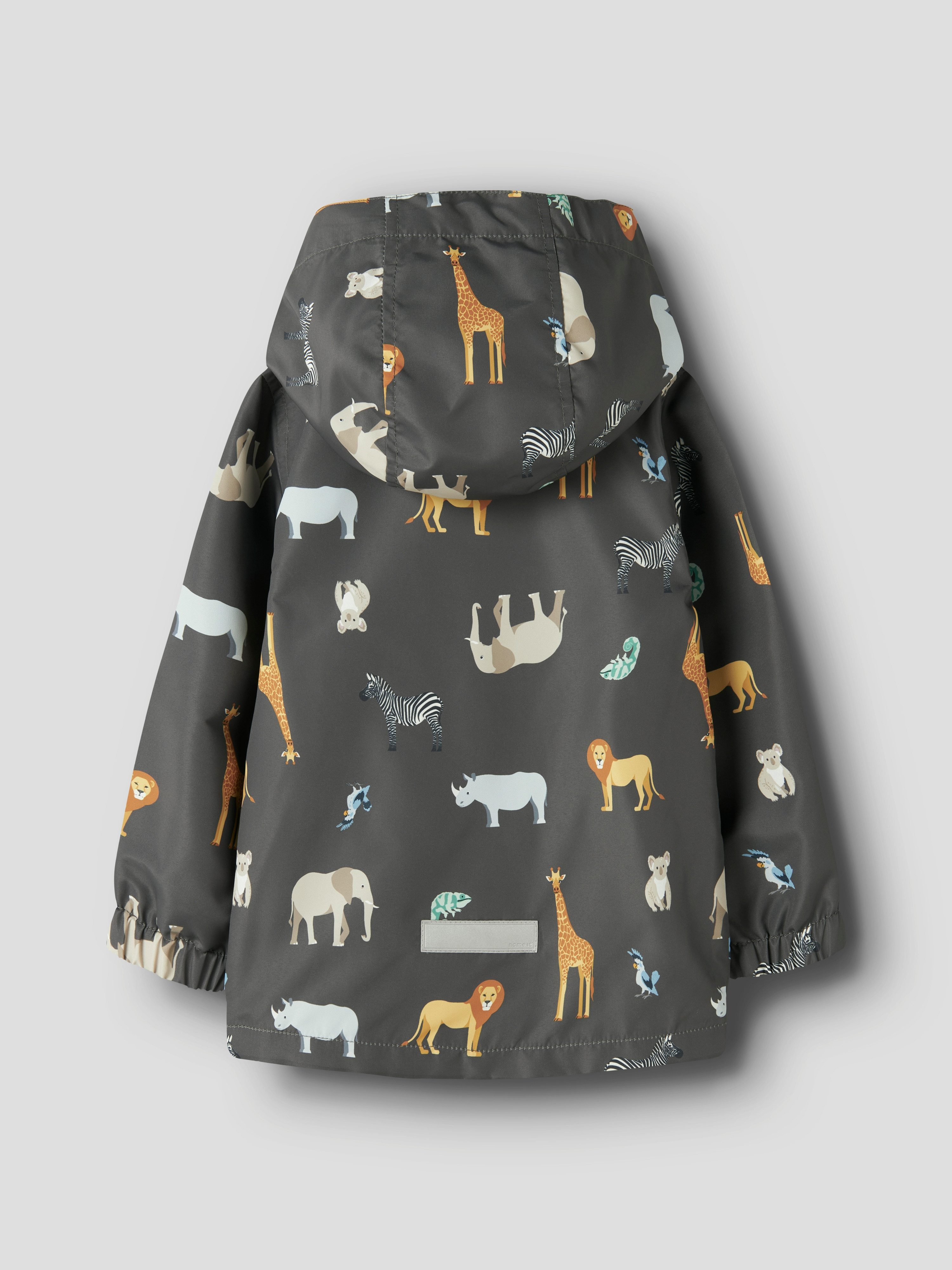 Name It Outdoorjacke NMMMAX JACKET LI AOP NOOS reflektierende Details, wasserabweisend