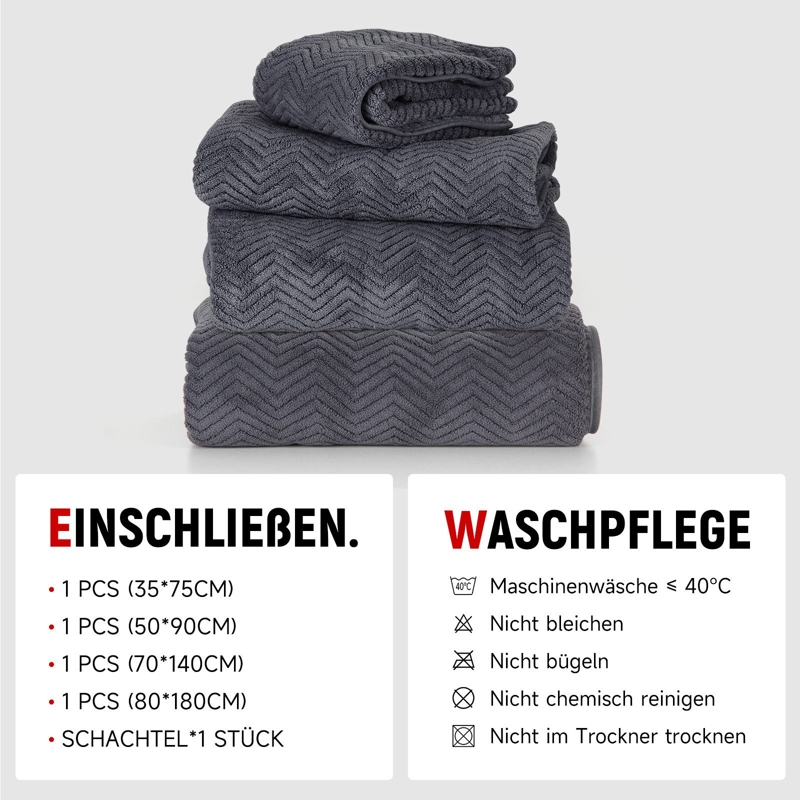 HOMELUX Handtuch Set 2 / 3 günstig online kaufen