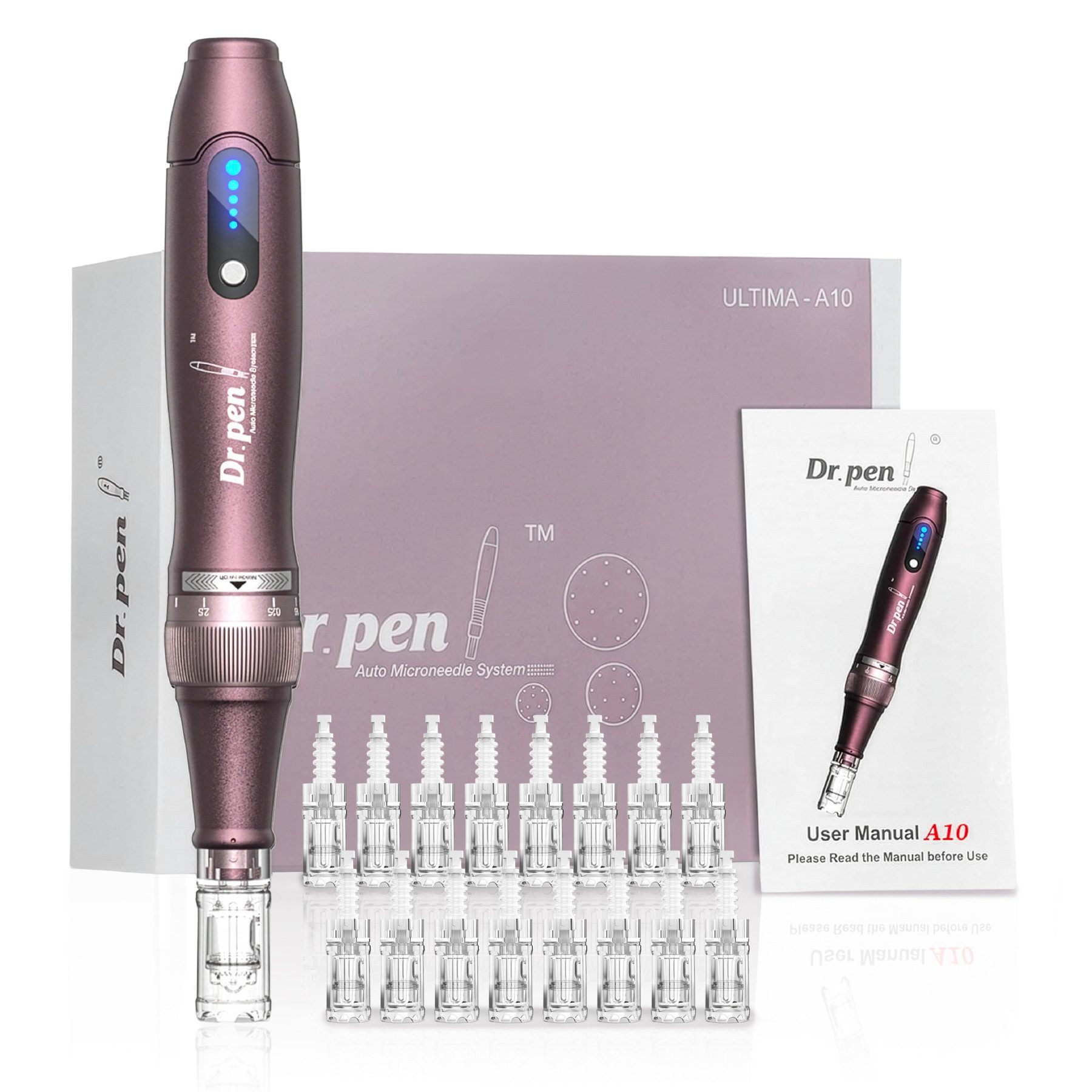 P-Beauty Cosmetic Accessories Dermaroller Dr. Pen Ultima A10 Derma Pen Microneedling Dermapen Anti-Aging Gerät, Dermapen, Anti-falten, Microneedling, Meso