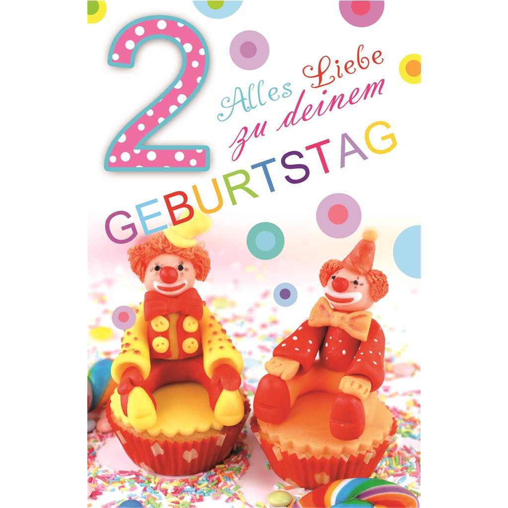 Skorpion Grußkarten Zahlengeburtstag  Kindergeburtstag - 2. Geburtstag