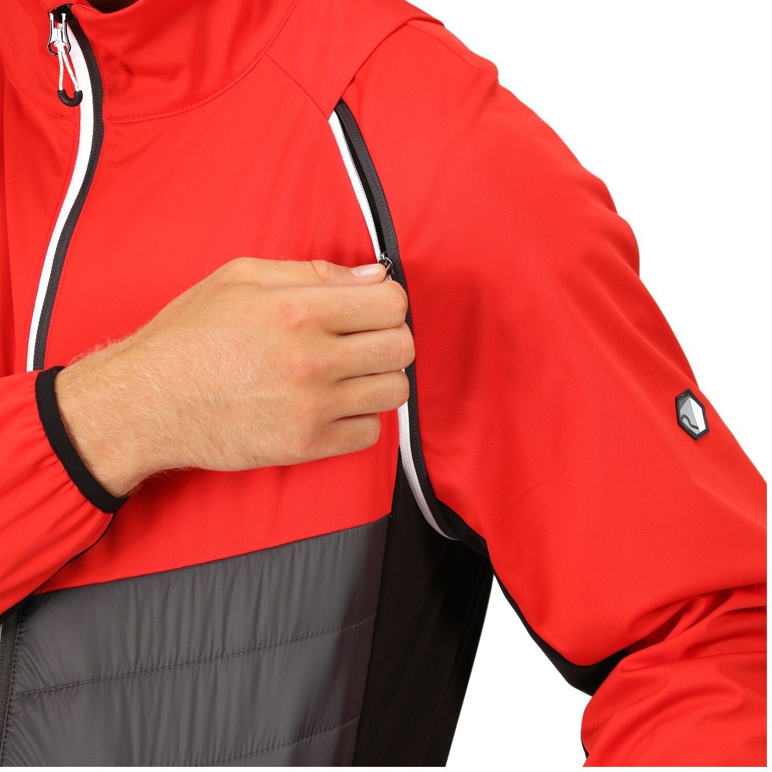 Rot Steren Funktionsjacke für mit Hybrid Ärmeln Herren Softshelljacke Regatta Regatta abnehmbaren
