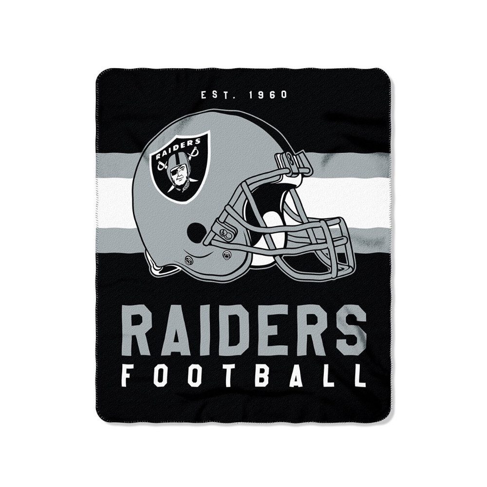 Las Vegas Raiders Tagesdecke Las Vegas Raiders Fleece Decke Helm