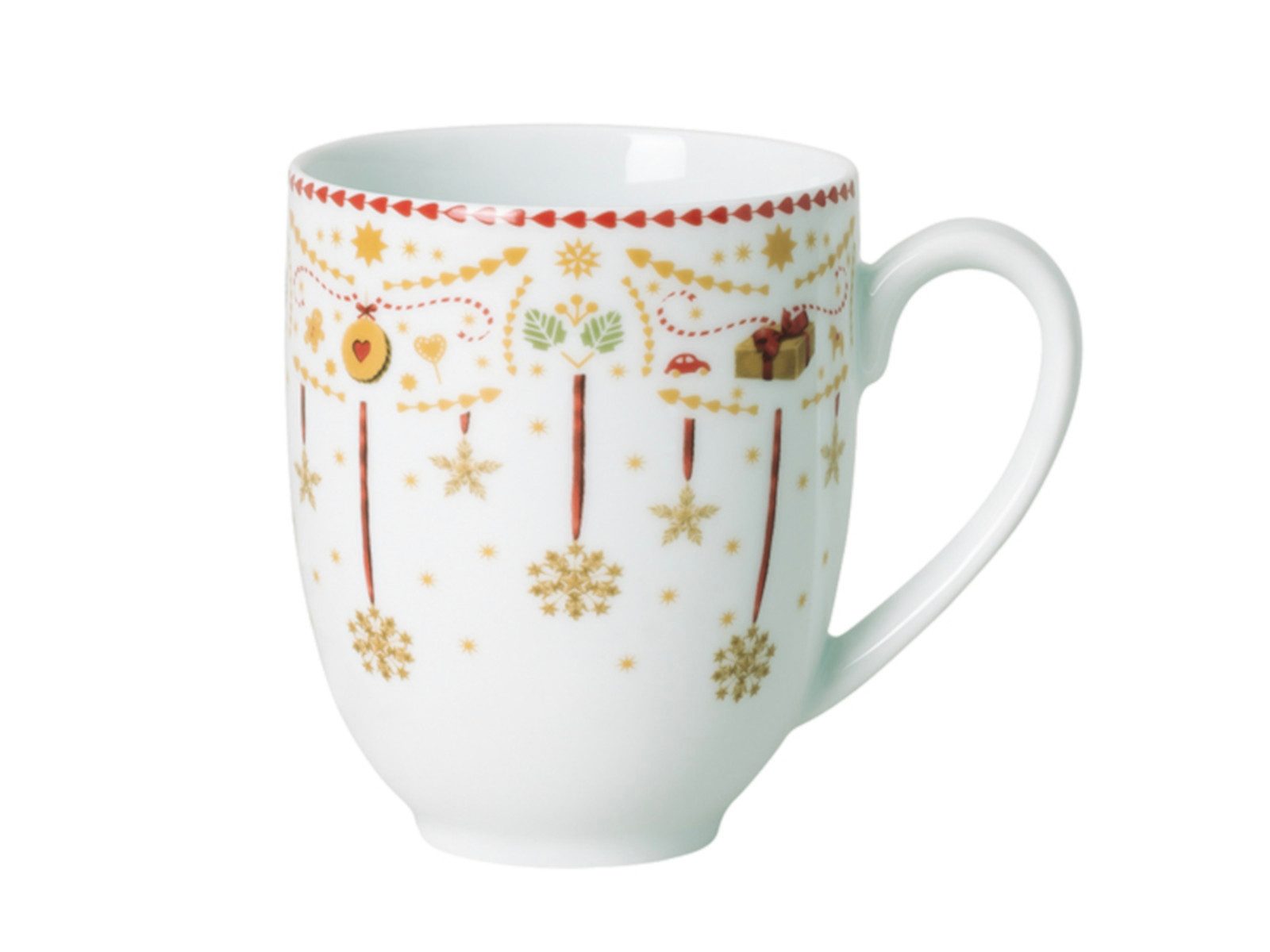 Hutschenreuther Becher Christmas Love Becher mit Henkel 0,4l, Porzellan