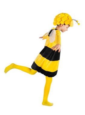 Maskworld Strumpfhose Biene Maja Strumpfhose für Kinder Gelbe Strumpfhose für Bienenbeine - passt Maja und Willi gleichermaß