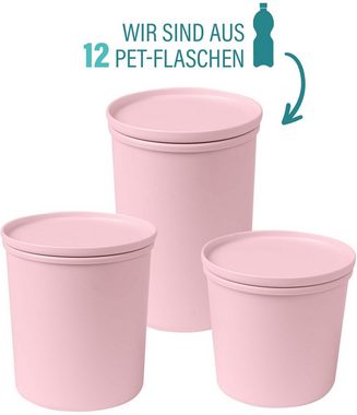 AWAVE® Frischhaltedose AWAVE, Kunststoff, (Set, 3-tlg), mit rPET, 500, 800, 1000 ml