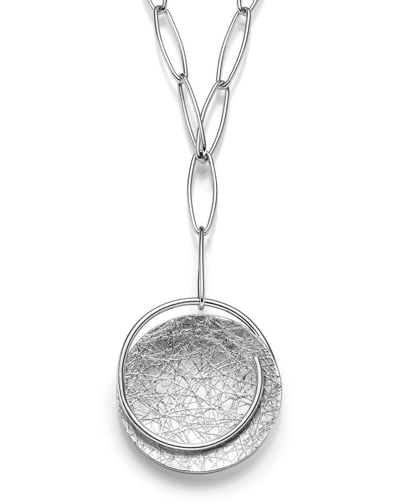 Adelia´s Y-Kette Y-Kette Halskette aus Silber rhodiniert rhodiniert, 46 cm