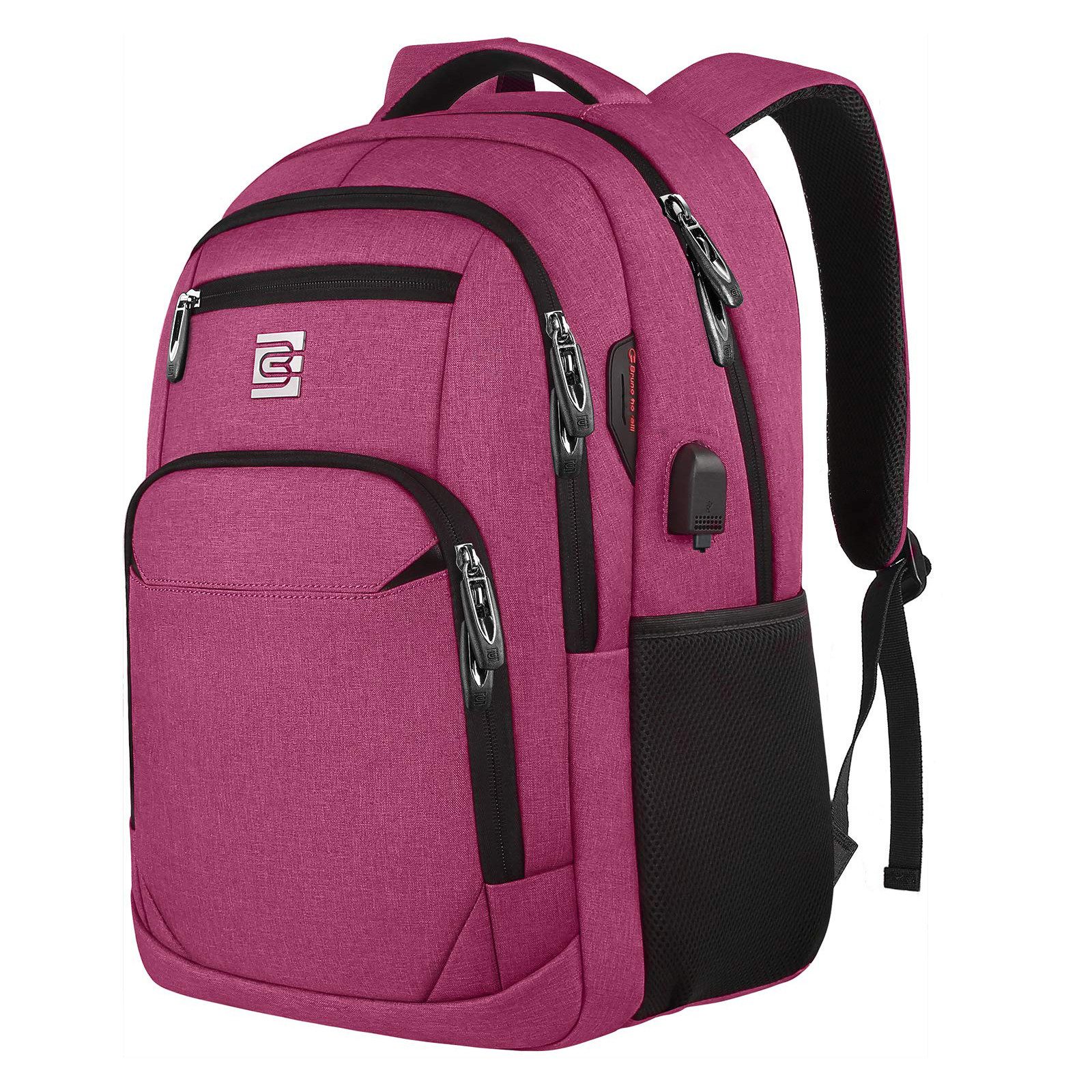 Laptoprucksack Reisetasche Rucksäcke mit USB-Ladeport, wasserdicht, verstellbare