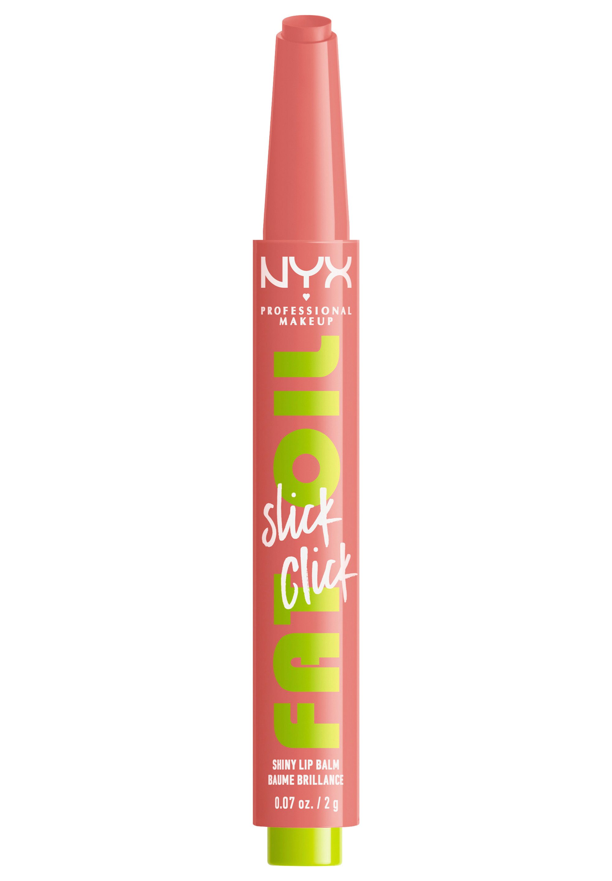 NYX PROFESSIONAL MAKEUP Lippenstift FAT OIL SLICK CLICK, leichter, aufbaubarer, pigmentierter Lip Balm