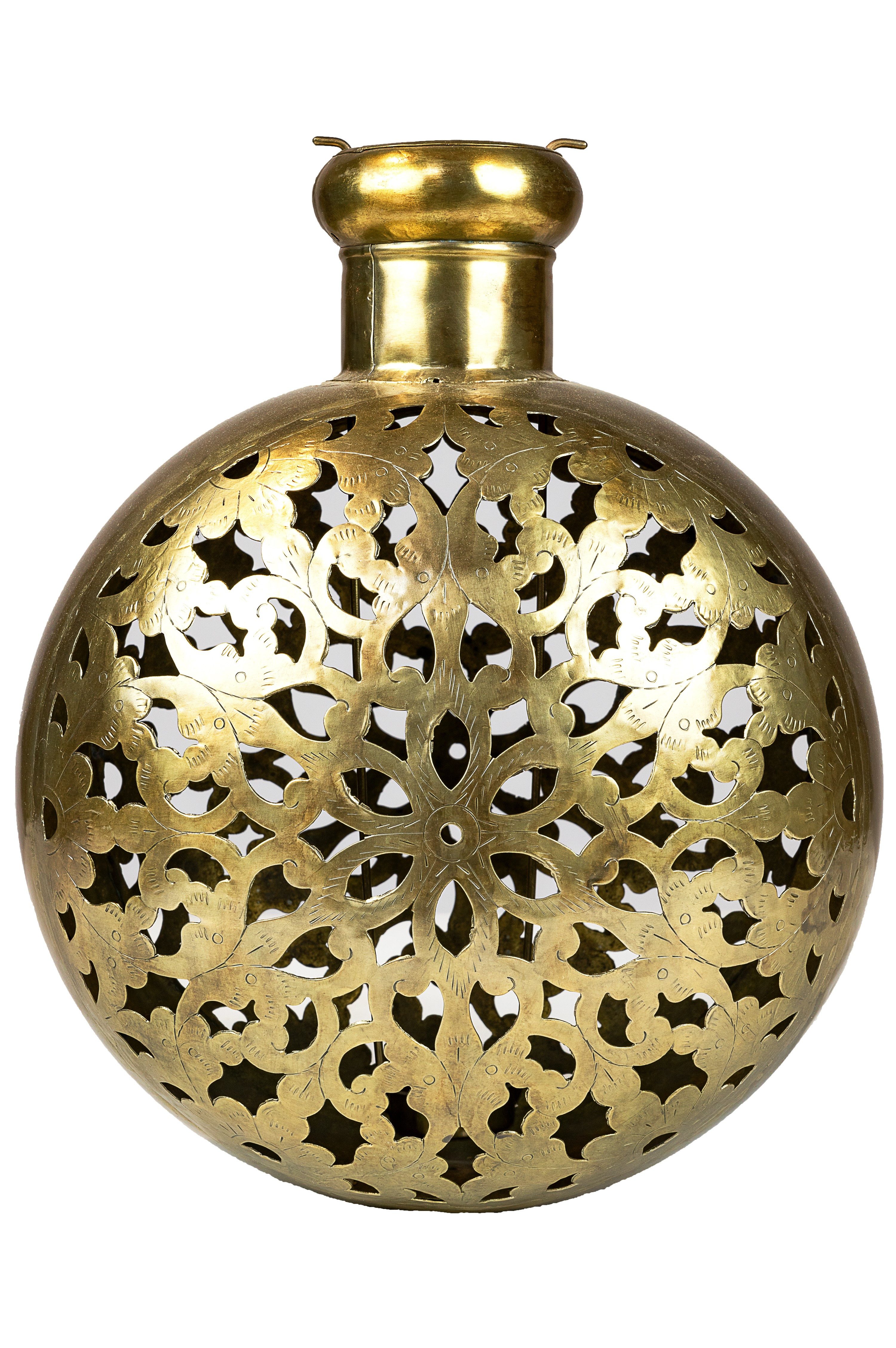 Kerzenständer Indische Laterne Lodakhis Gold Antik