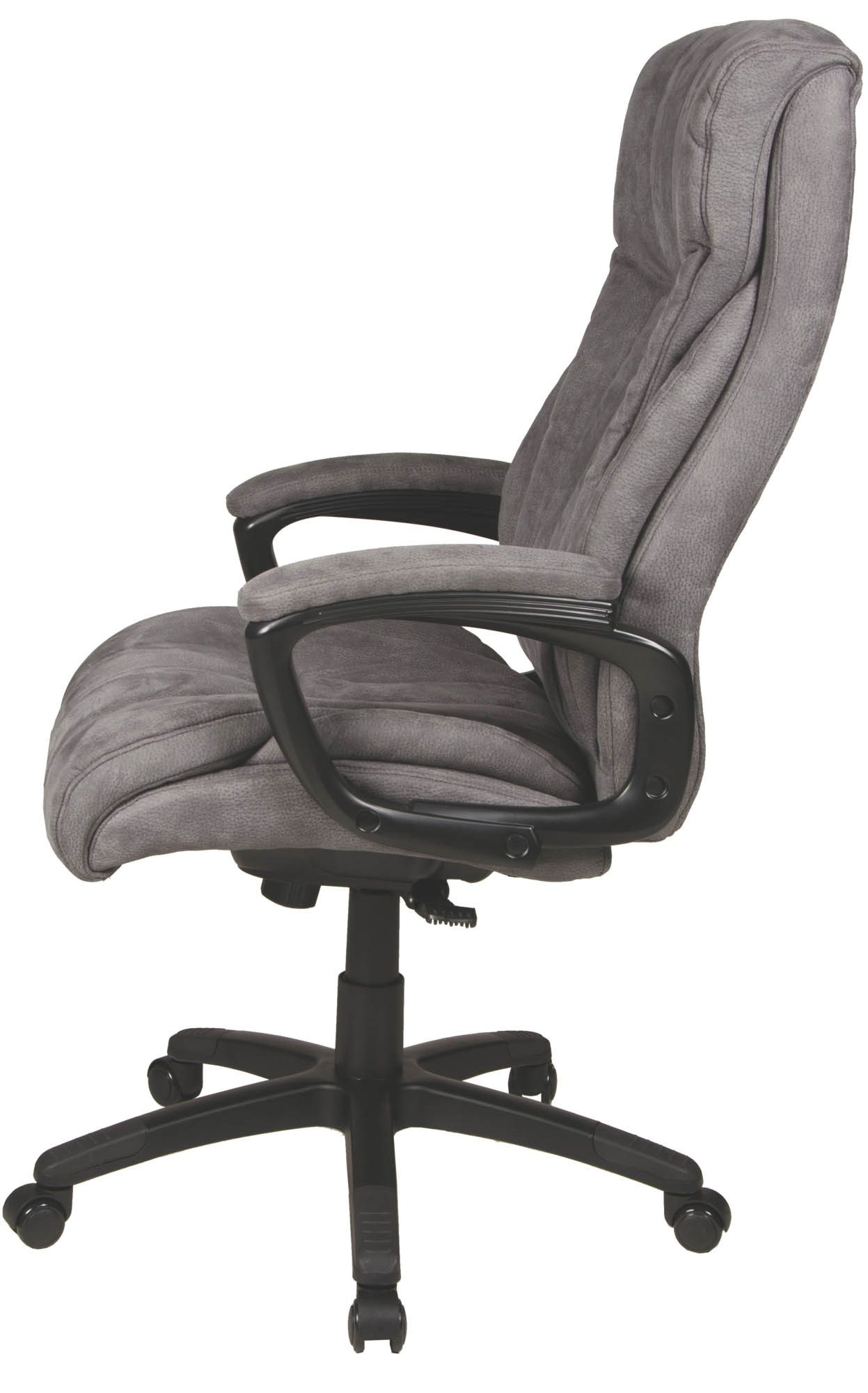 Duo Collection Chefsessel John, 150kg, grau, Mikrofaser - 68x111x68cm (BxHxT)