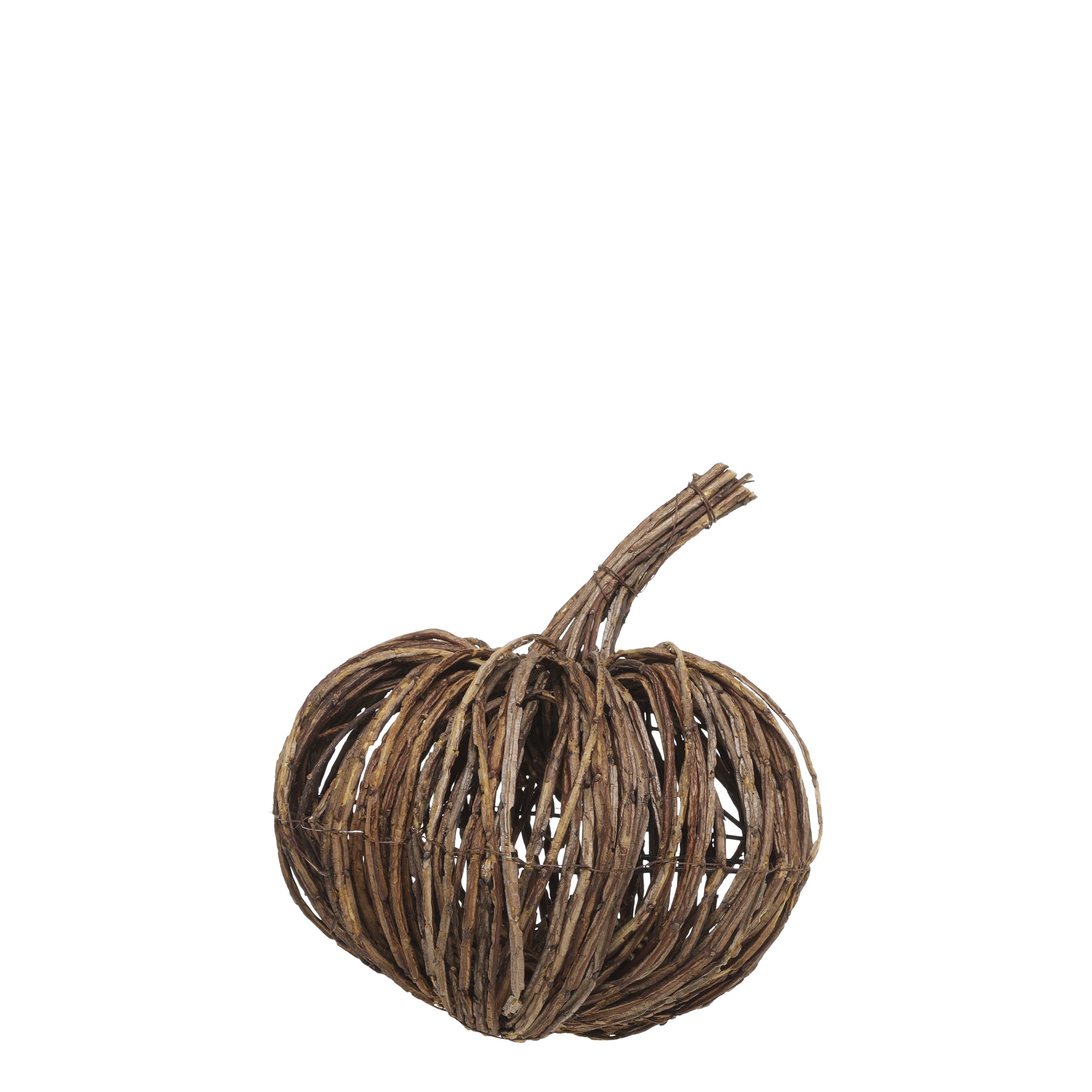 Chic Antique Dekofigur Kürbis Rattan H28/D30 günstig online kaufen