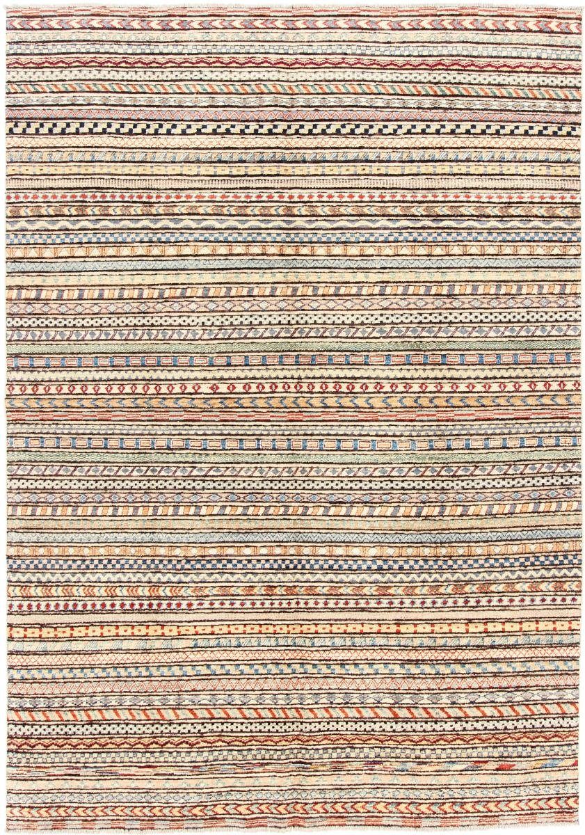 Orientteppich, Orientteppich Trading, Nain Handgeknüpfter Nimbaft 208x297 rechteckig, Höhe: 8 mm