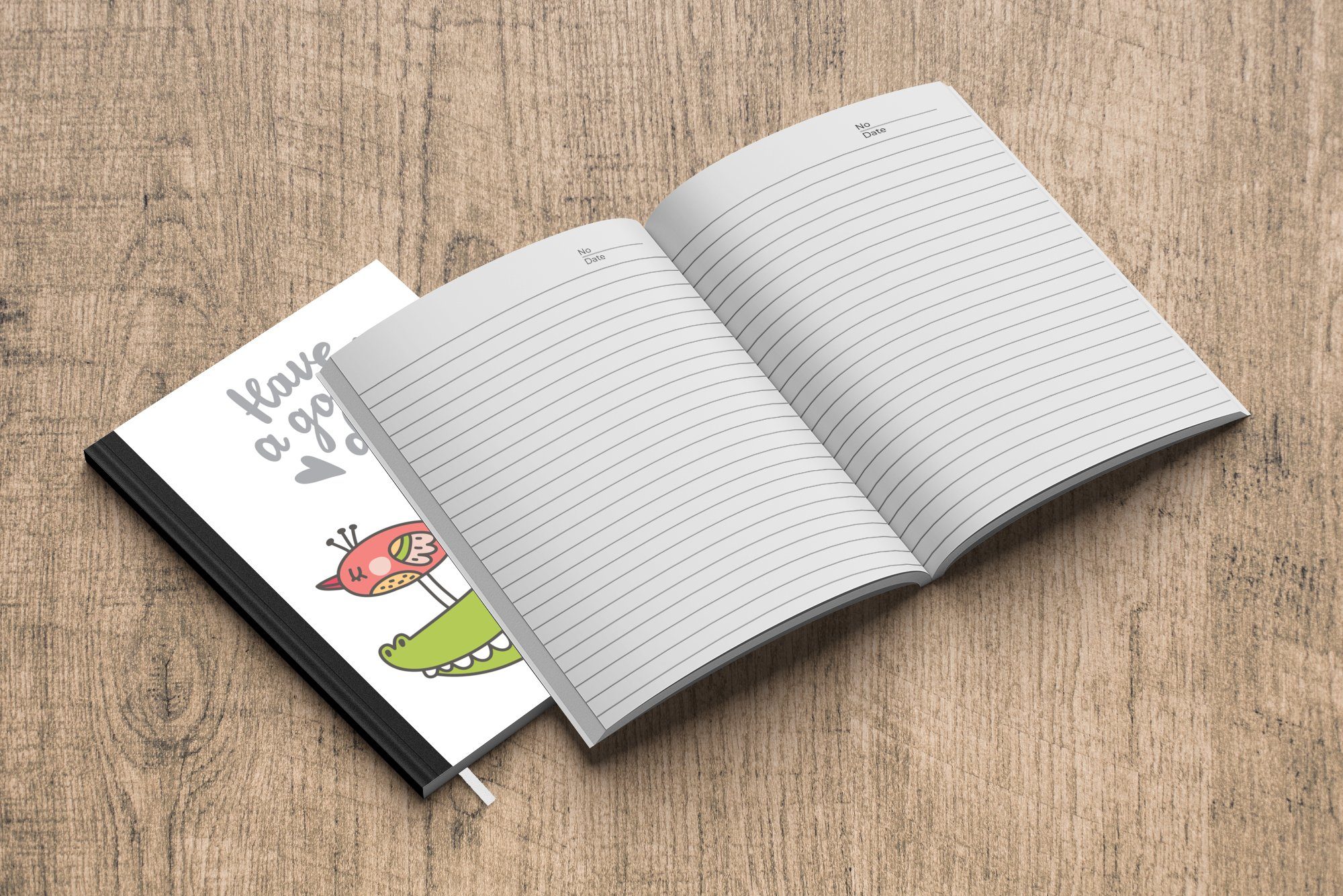 Vogel Seiten, dem "Have Zitat mit good Illustration Tagebuch, a Merkzettel, day" Journal, und, einem Haushaltsbuch Notizheft, 98 und MuchoWow Notizbuch A5,