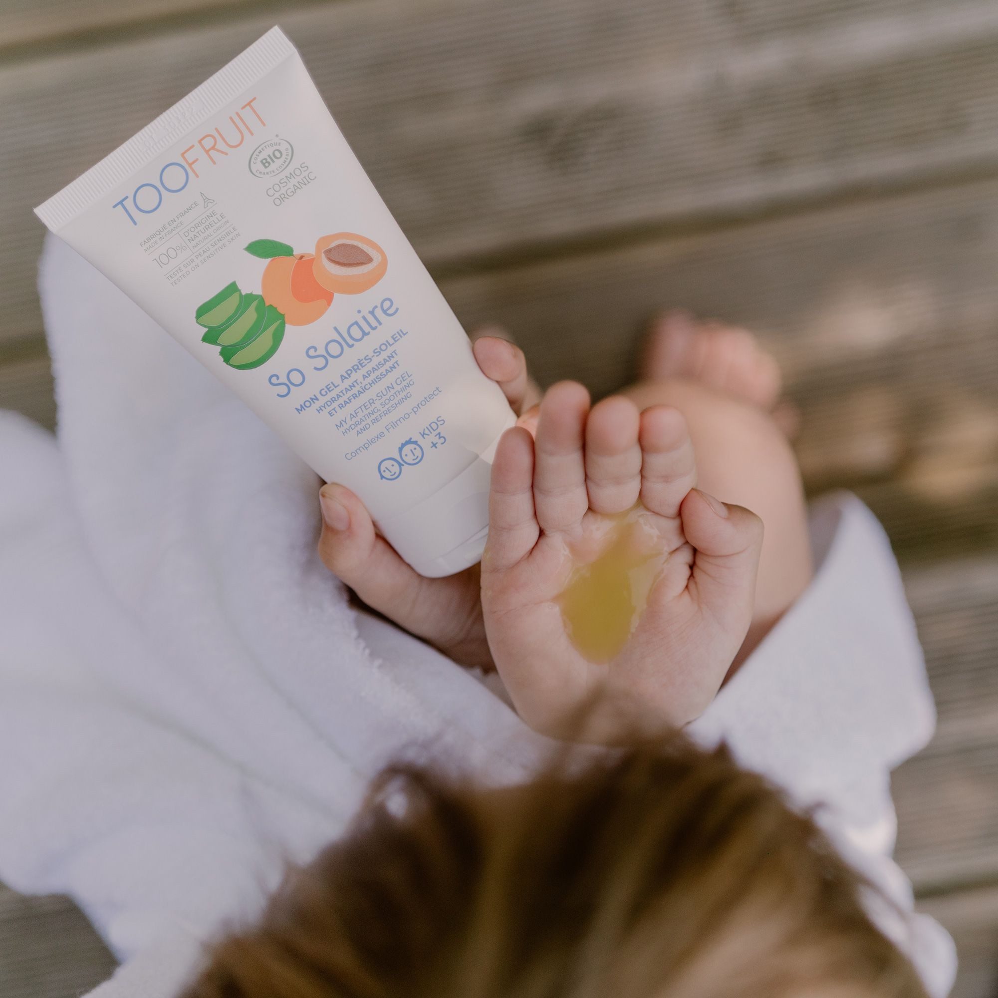 TOOFRUIT After Sun After Sun Gel Aprikose - Aloe Vera, Extra für Kinder entwickelt