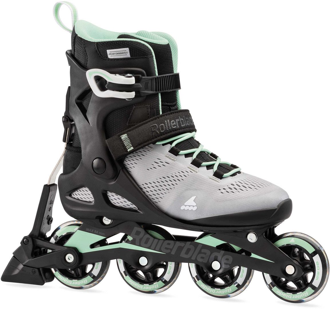 ROLLERBLADE Inlineskates ROLLERBLADE MACROBLADE 80 ABT W Inline Skate 2024 glaciergrey/neomint