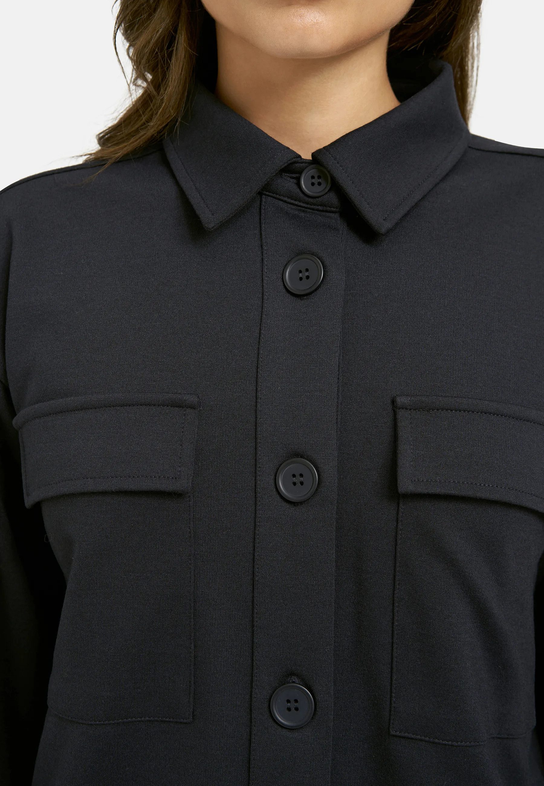 Smith & Soul Hemdjacke mit aufgesetzten Taschen, Jersey