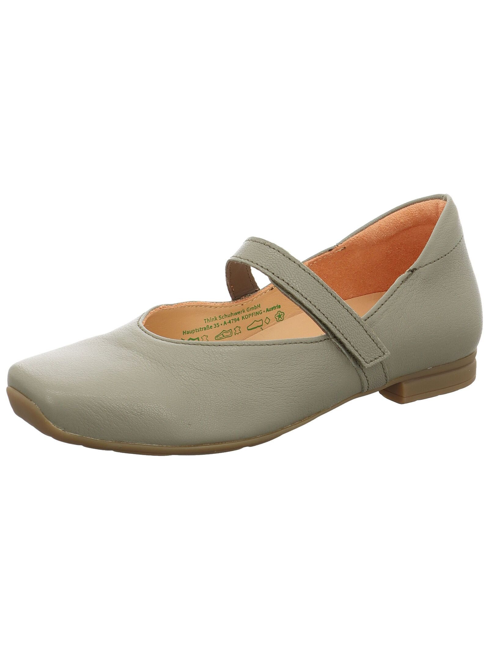 Think! Think! Ballerinas Leder Riemchenballerina günstig online kaufen
