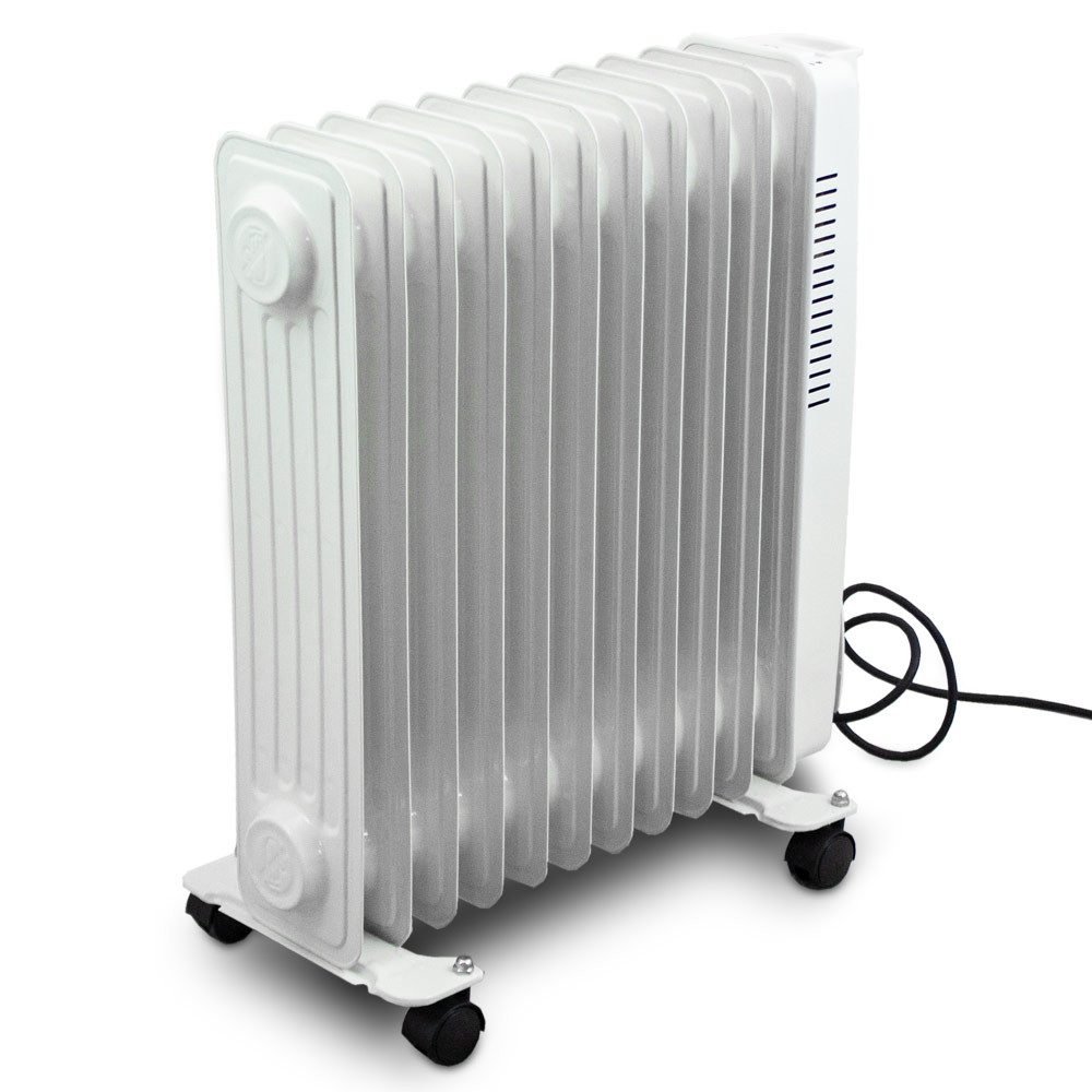 MS-Point Ölradiator Kepland 2500W Ölradiator Weiß