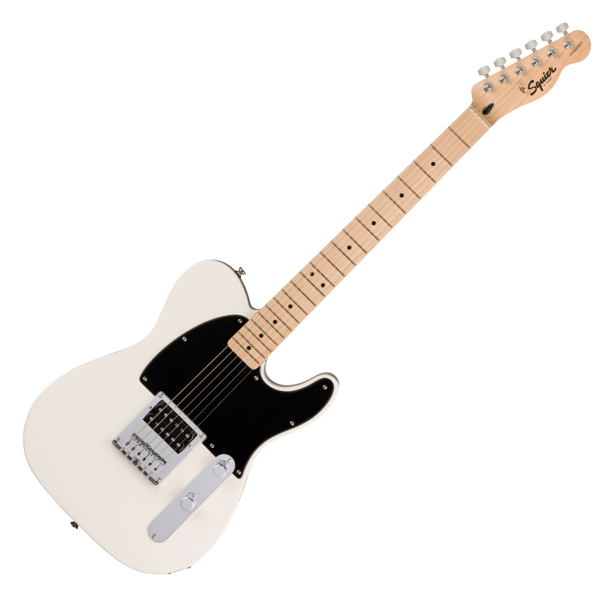 Squier E-Gitarre Sonic Esquire H Arctic White, Telecaster, Telecaster mit einem Humbucker