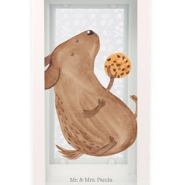 Mr. & Mrs. Panda Gartenleuchte L Hund Keks - Transparent - Geschenk, Laterne kleine Laternen, Tierl, Stilvolles Design