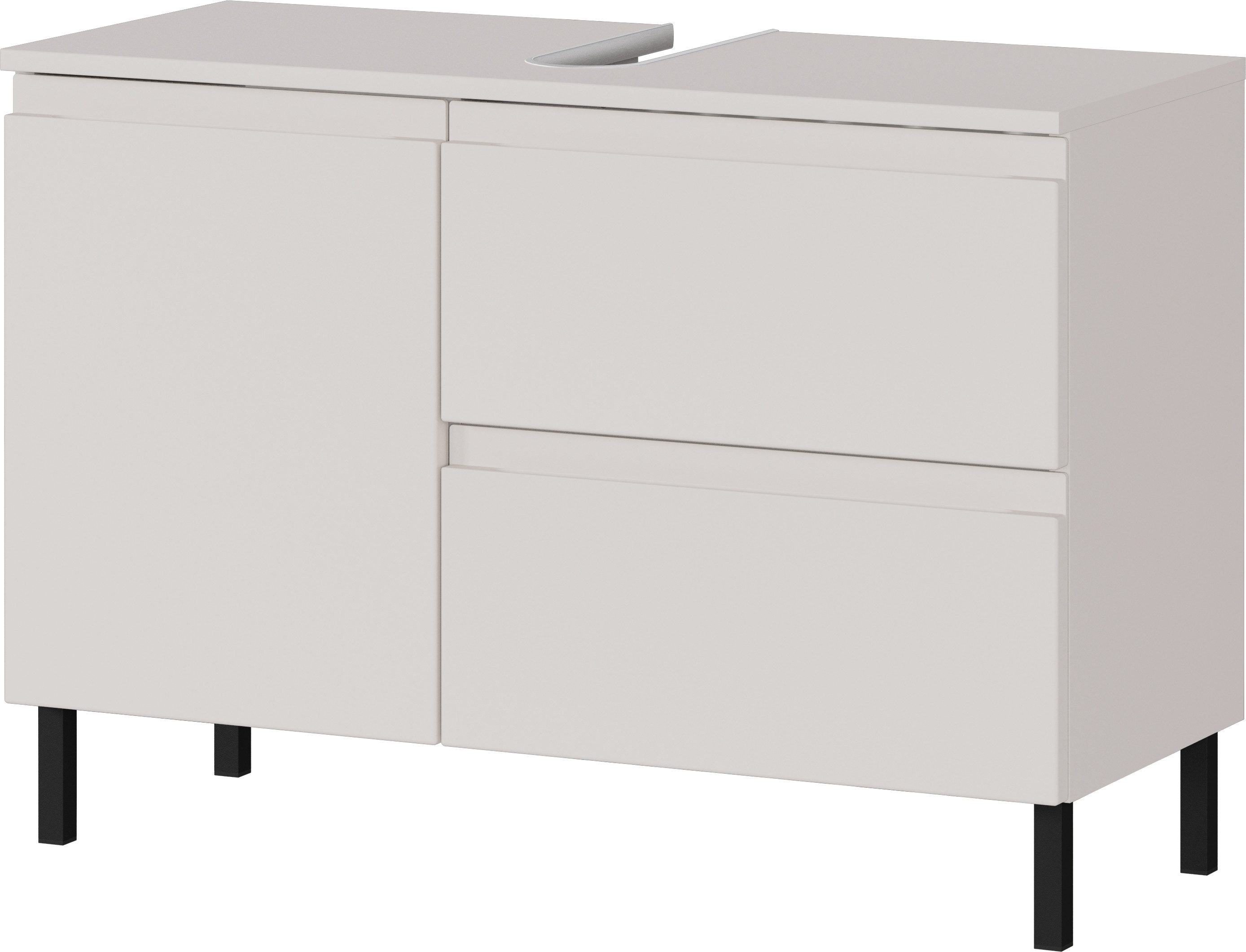 GERMANIA Waschbeckenunterschrank Scantic (1-St) mit Siphonausschnitt