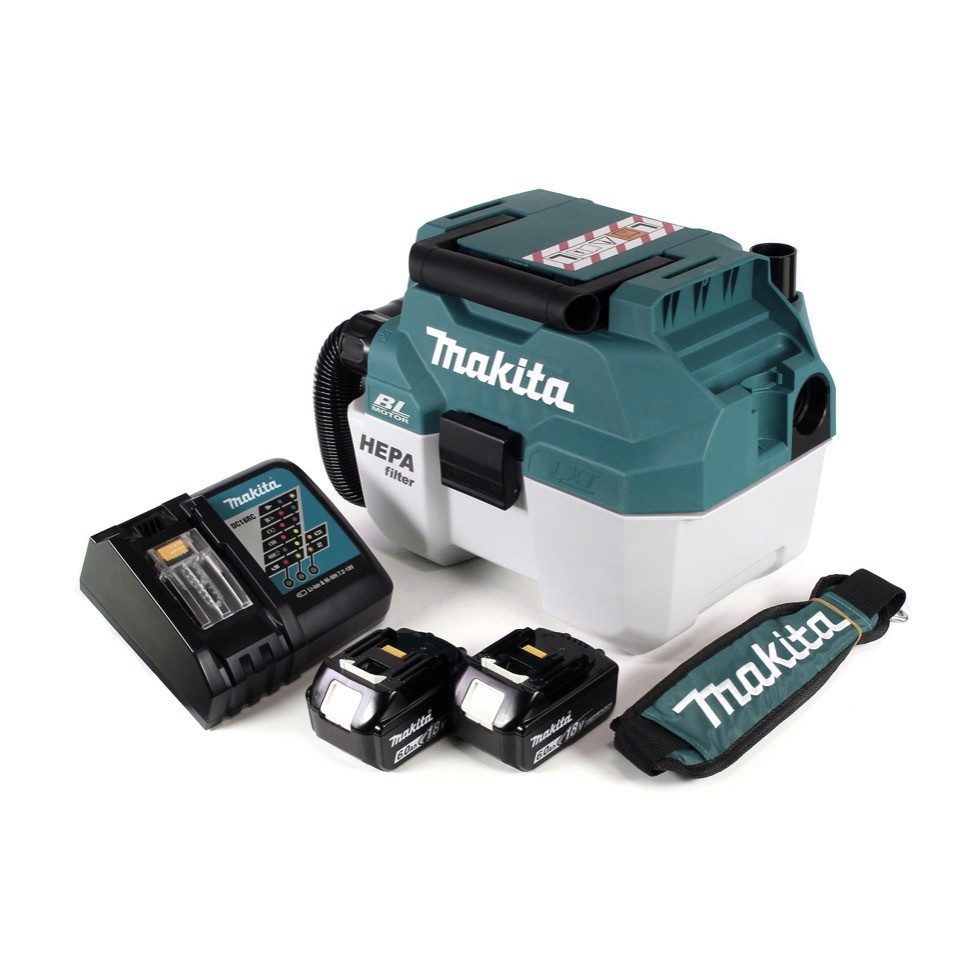 Makita Staubabsauger DVC 750 LRGX3 Akku Staubsauger Nass und Trockensauger 18 V tragbar