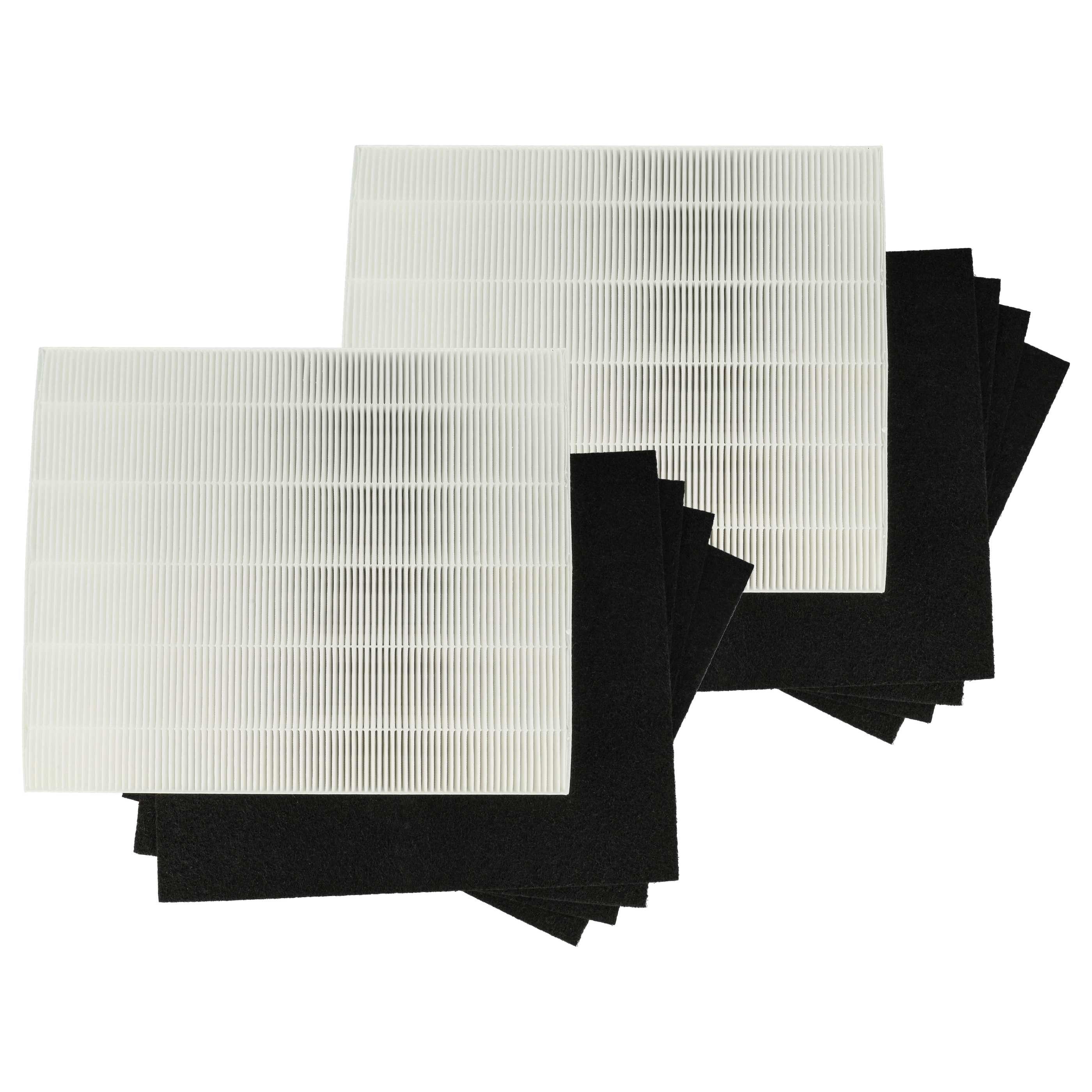 vhbw Filter-Set Ersatz für Winix 123050, 15HC, WRF15-HC für Luftreiniger, Zubehör für Winix Winix 123050, 15HC, WRF15-HC