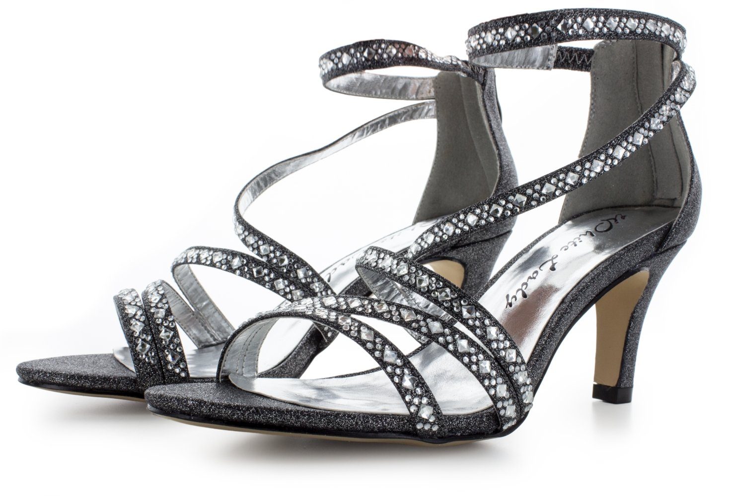 White Lady 865 Glitter Absatzsandalen Sandalette