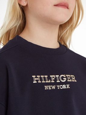 Tommy Hilfiger Sweatshirt MONOTYPE FOIL CREW mit Logo-Druck