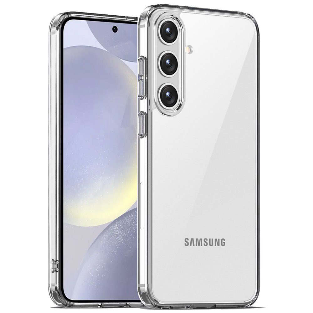 FITSU Handyhülle Transparente Hülle für Samsung Galaxy S24 Plus Handyhülle Case 6,7 Zoll, Durchsichtige Schutzhülle für Samsung Galaxy S24 Plus Hybrid Case