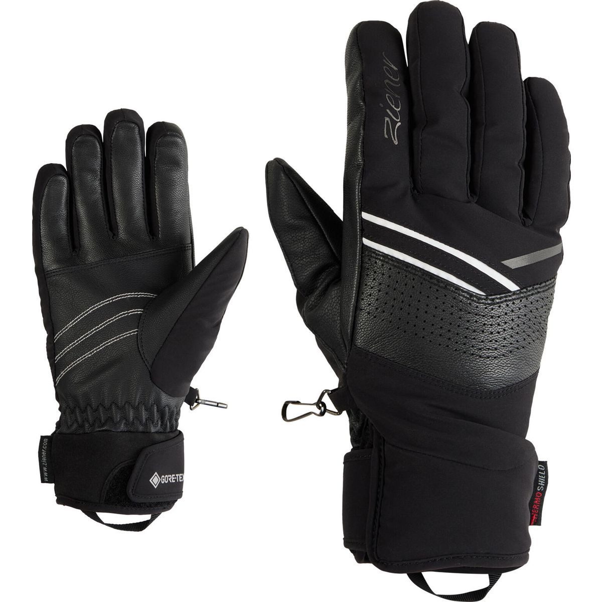 Ziener Skihandschuhe Kadja-z GTX PR Glove Lady Hochfunktionale, umweltfreundliche Damen-Skihandschuhe mit