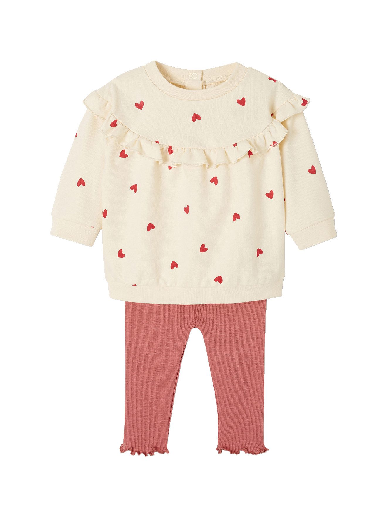 Hose & Shorts Baby-Set: Sweatshirt & Leggings