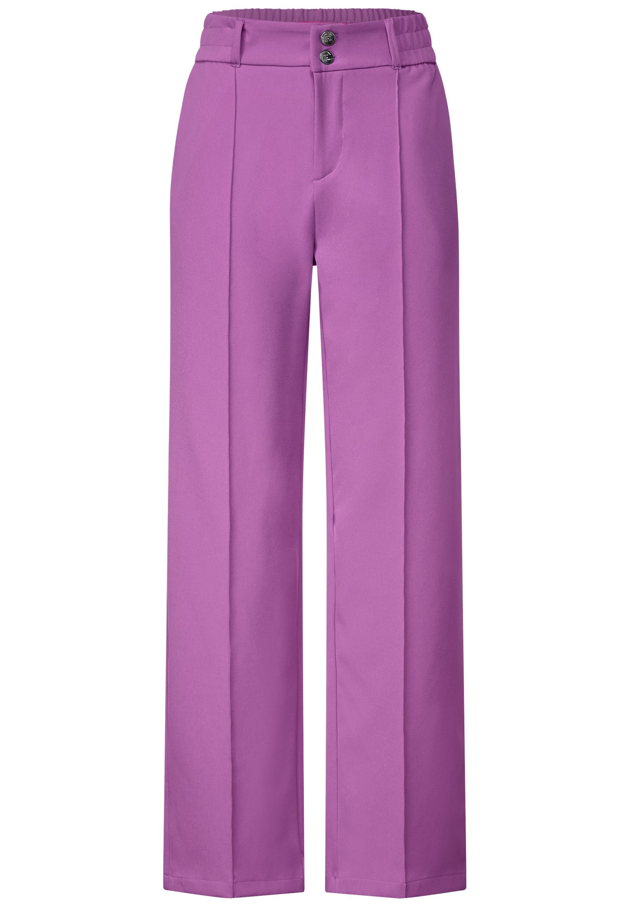 meta STREET in lilac Stoffhose ONE Unifarbe