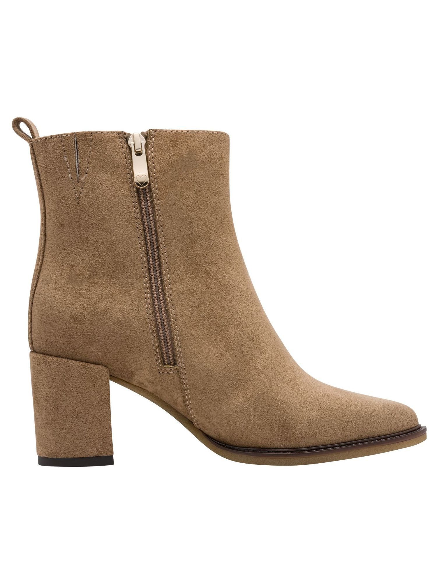 MARCO TOZZI Vegan, MT FEEL ME mit Blockabsatz Blockabsatz Stiefelette Vegan