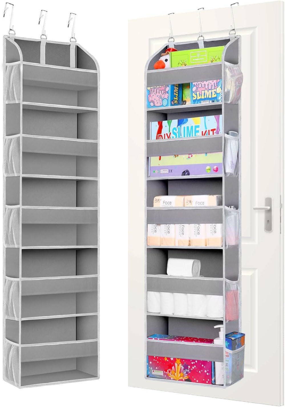 Bextsrack Hängeregal Hängeorganizer Tür mit 5 Fächern, Verdicktem Vliesstoff Hängeregal