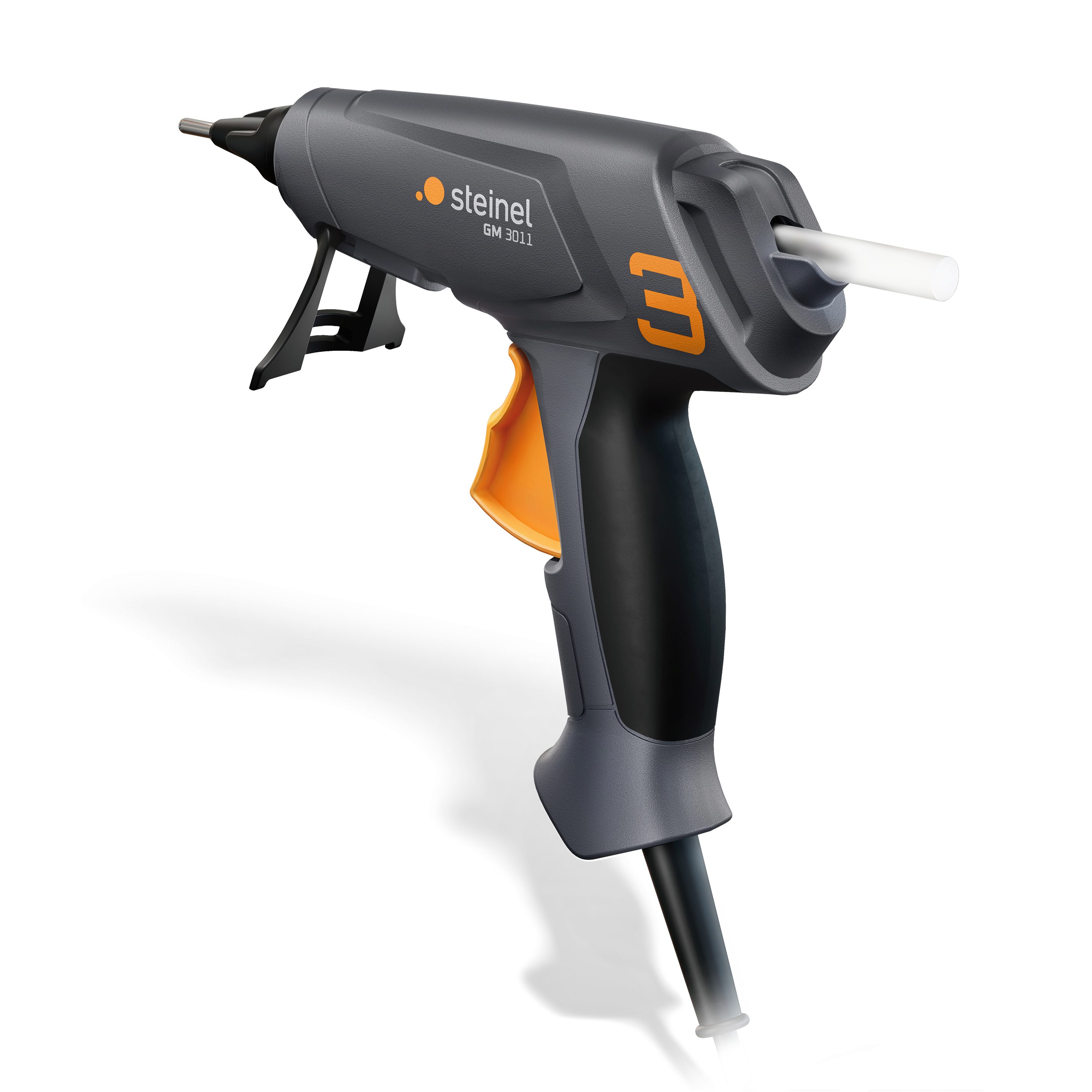 steinel Heißklebepistole GlueMatic 3011, leicht, ergonomsich, Fördermenge von 16 g/min, Faltschachtel