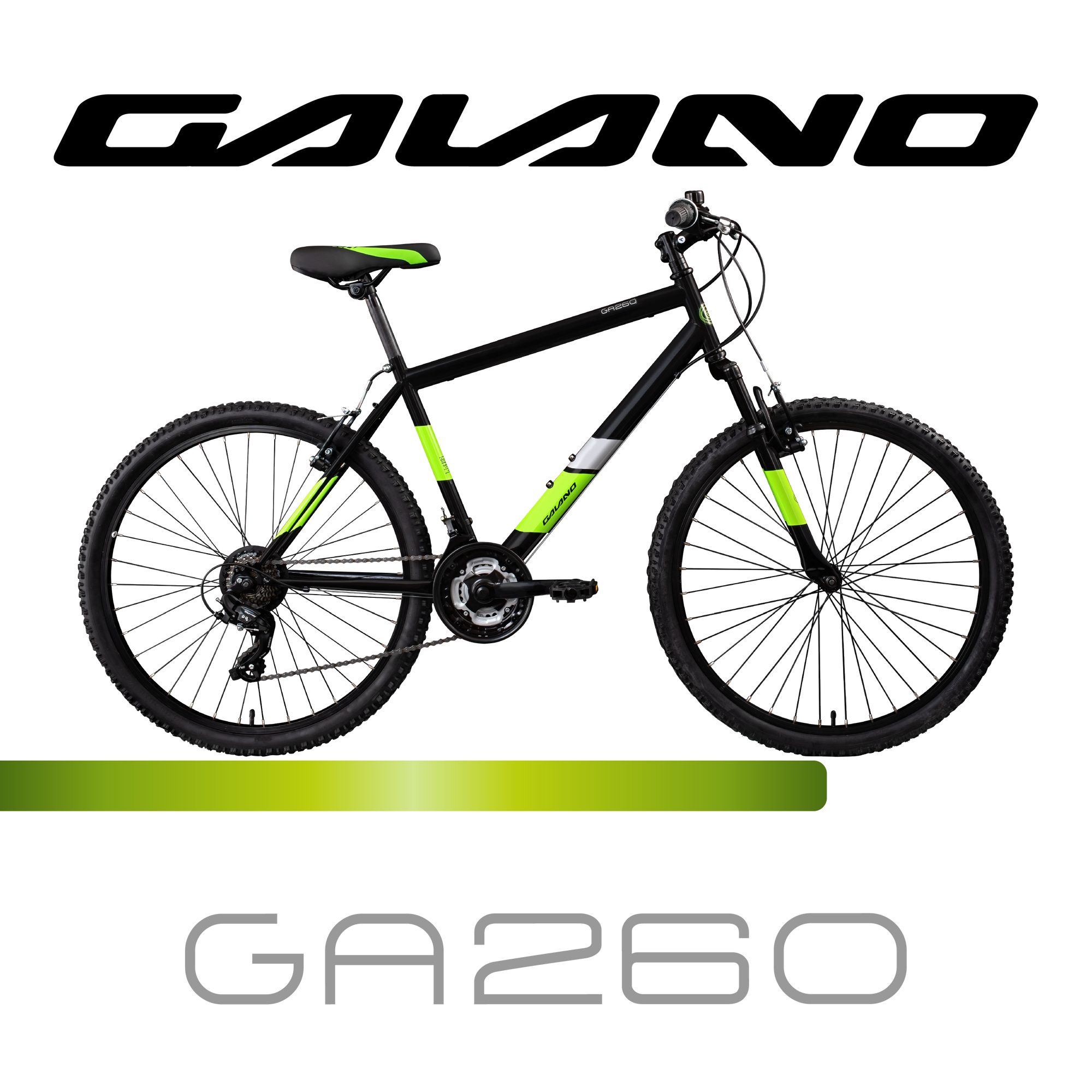 Galano Mountainbike GA260, 21 Gang Shimano, Kettenschaltung, Mountainbike 160-185cm MTB Hardtail Fahrrad 21 Gang V-Brakes