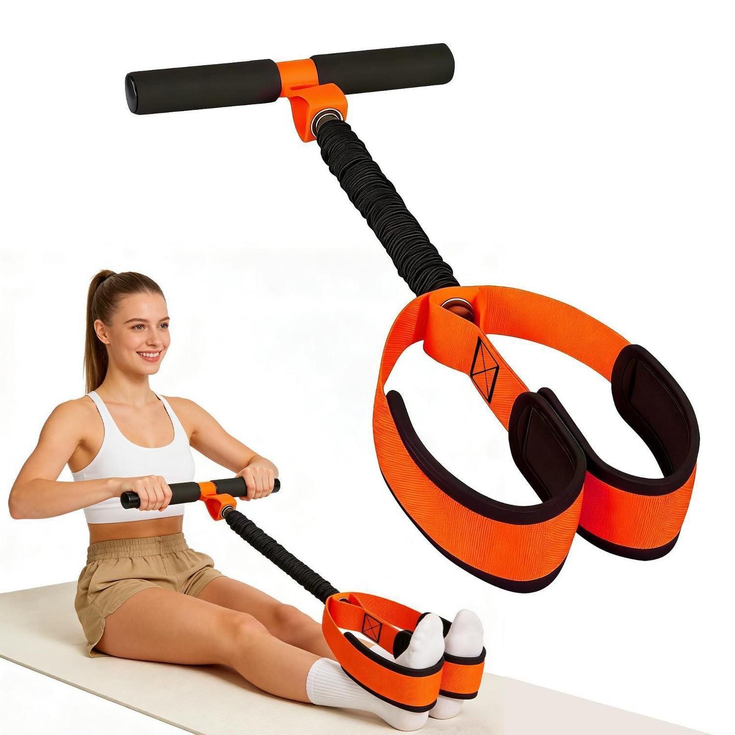 LuxusKollektion Expander Widerstandsband Pedal Bauchtrainer Ganzkörper