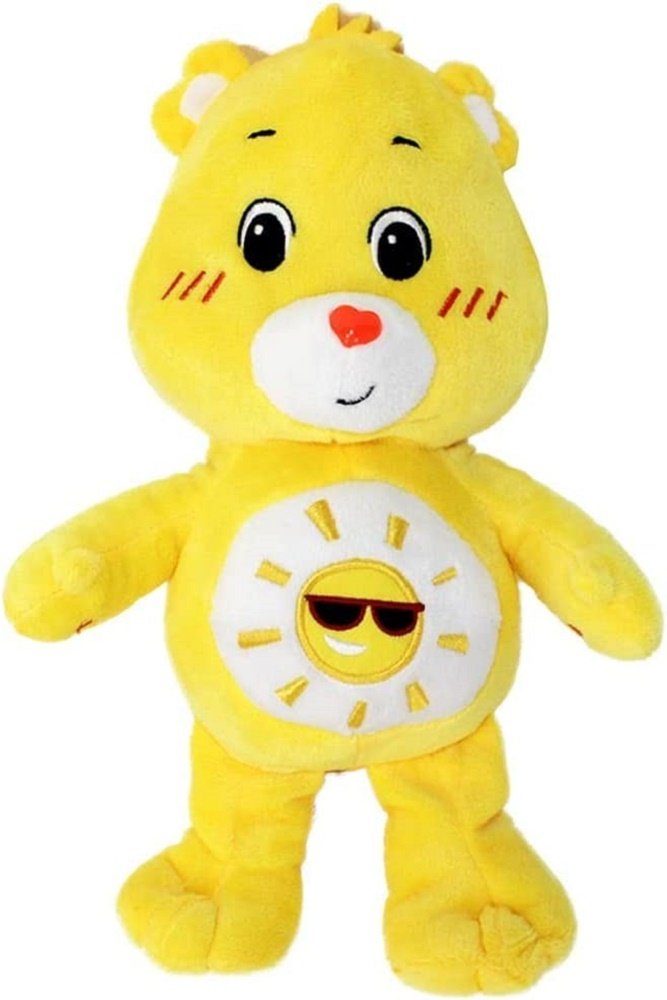 soma Kuscheltier Glücksbärchi Kuscheltier Care Bears Sonnenschein Bärchi gelb XXL28cm (1-St), Super weicher Plüsch Stofftier Kuscheltier für Kinder zum spielen